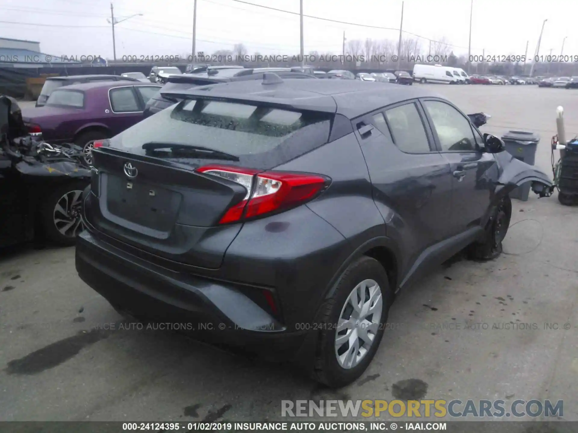 4 Photograph of a damaged car JTNKHMBX2K1014929 TOYOTA C-HR 2019