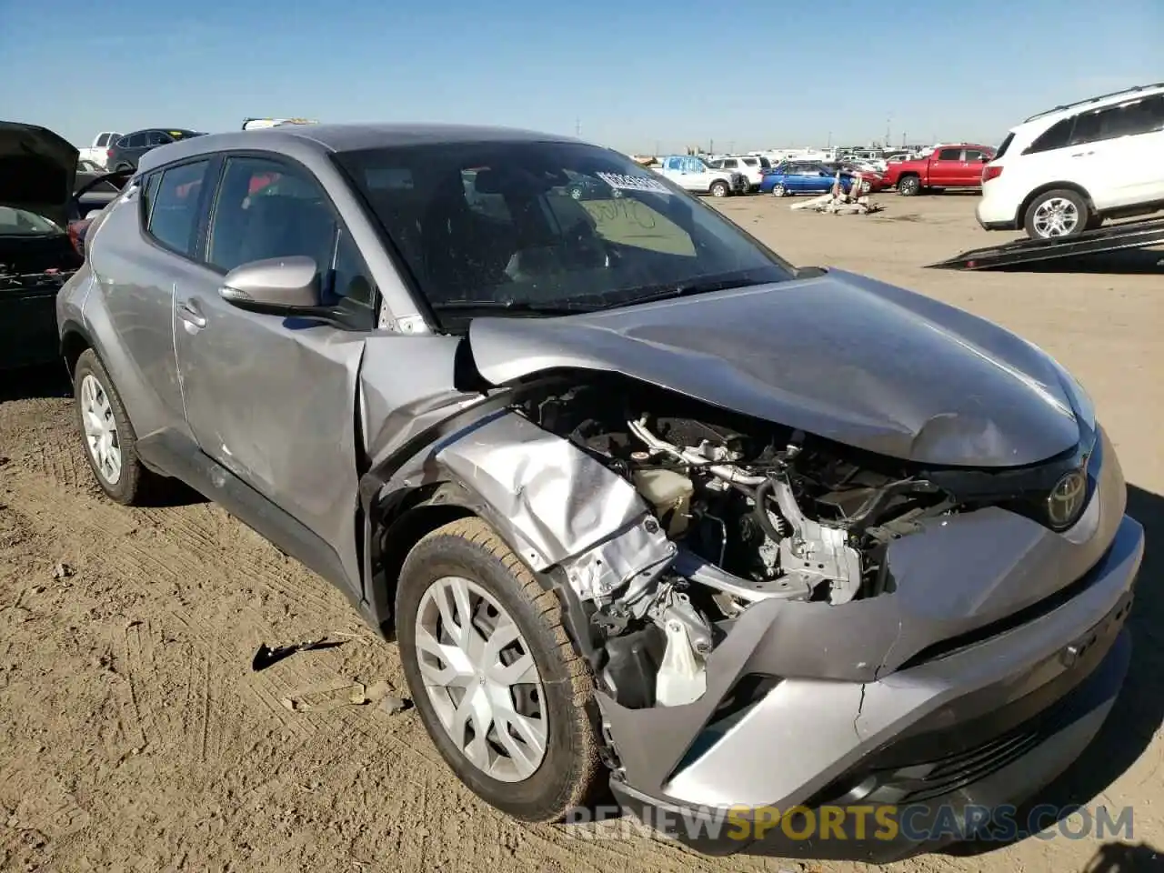 1 Photograph of a damaged car JTNKHMBX2K1015532 TOYOTA C-HR 2019