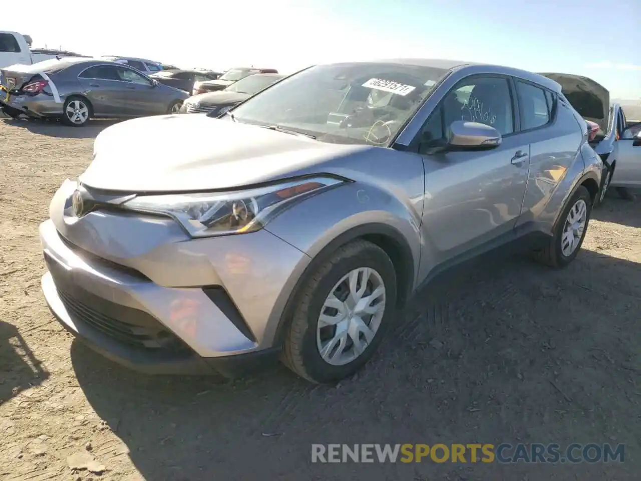 2 Photograph of a damaged car JTNKHMBX2K1015532 TOYOTA C-HR 2019