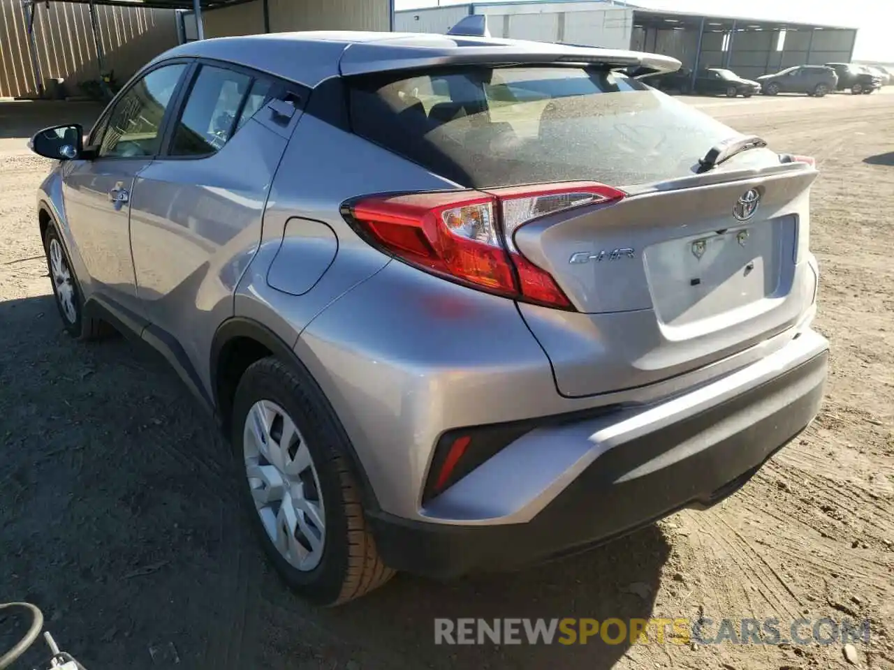 3 Photograph of a damaged car JTNKHMBX2K1015532 TOYOTA C-HR 2019