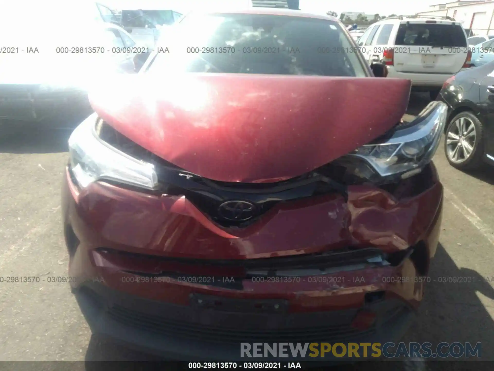 6 Photograph of a damaged car JTNKHMBX2K1016017 TOYOTA C-HR 2019