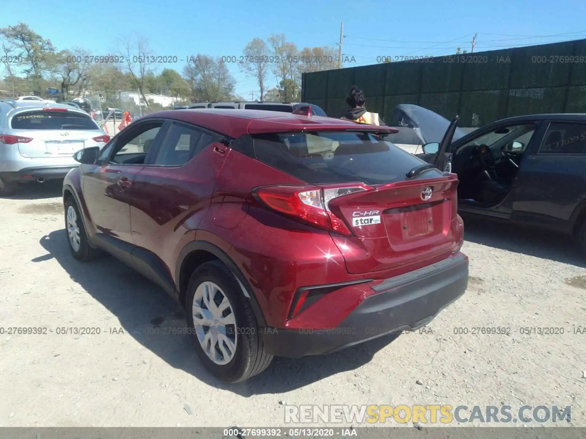 3 Photograph of a damaged car JTNKHMBX2K1016566 TOYOTA C-HR 2019