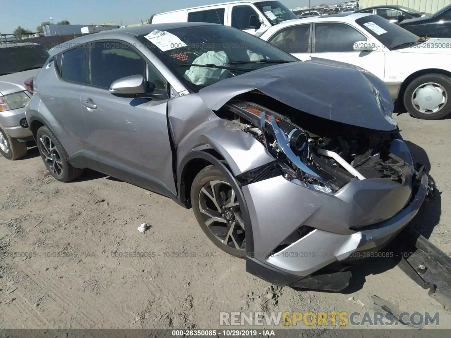 1 Photograph of a damaged car JTNKHMBX2K1017085 TOYOTA C-HR 2019