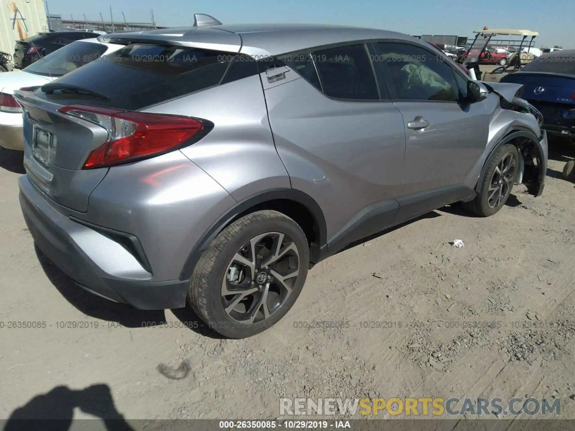 4 Photograph of a damaged car JTNKHMBX2K1017085 TOYOTA C-HR 2019