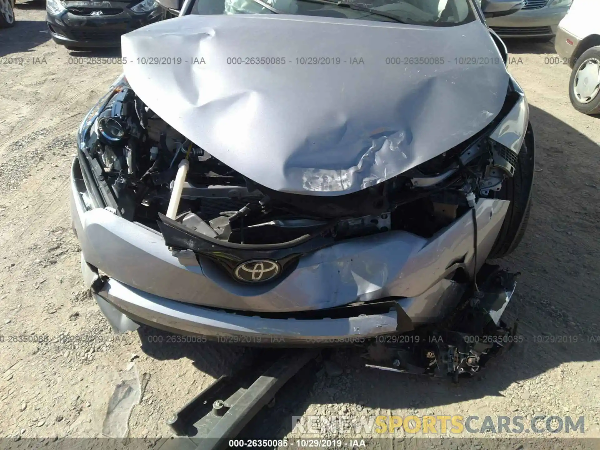 6 Photograph of a damaged car JTNKHMBX2K1017085 TOYOTA C-HR 2019