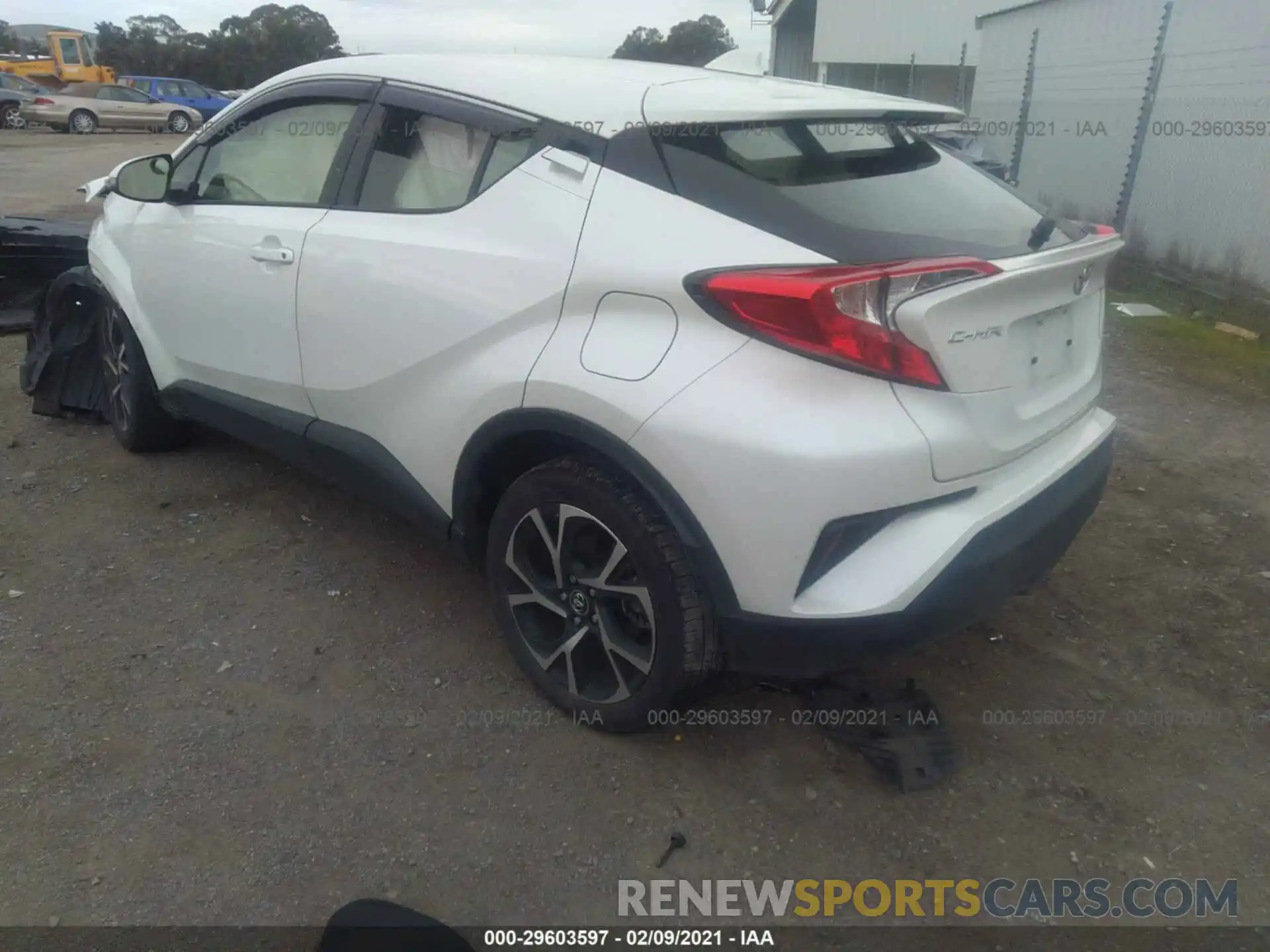 3 Photograph of a damaged car JTNKHMBX2K1017457 TOYOTA C-HR 2019