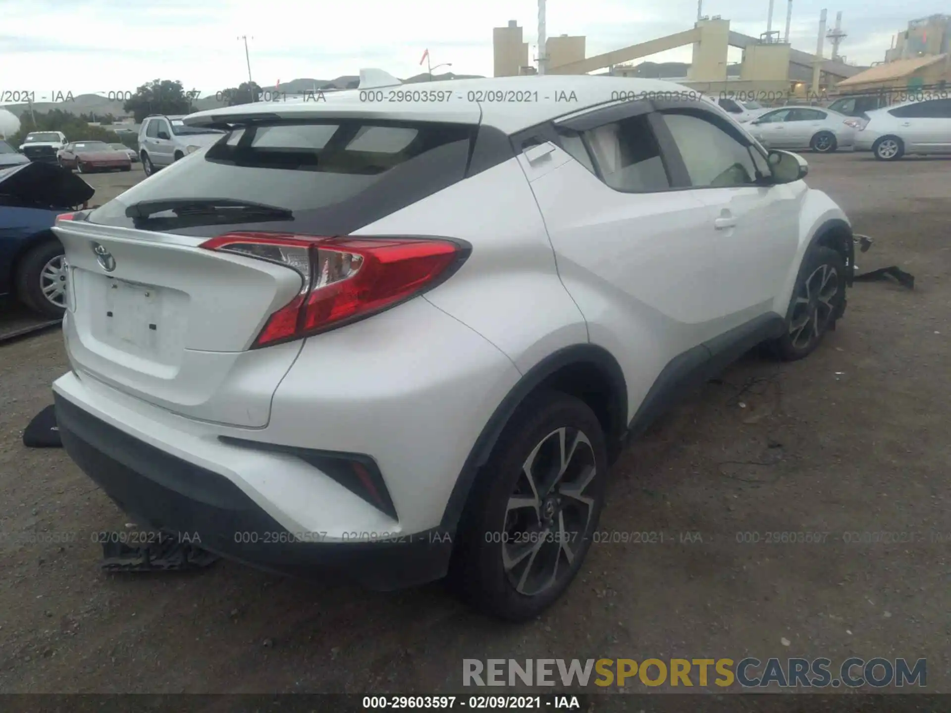 4 Photograph of a damaged car JTNKHMBX2K1017457 TOYOTA C-HR 2019