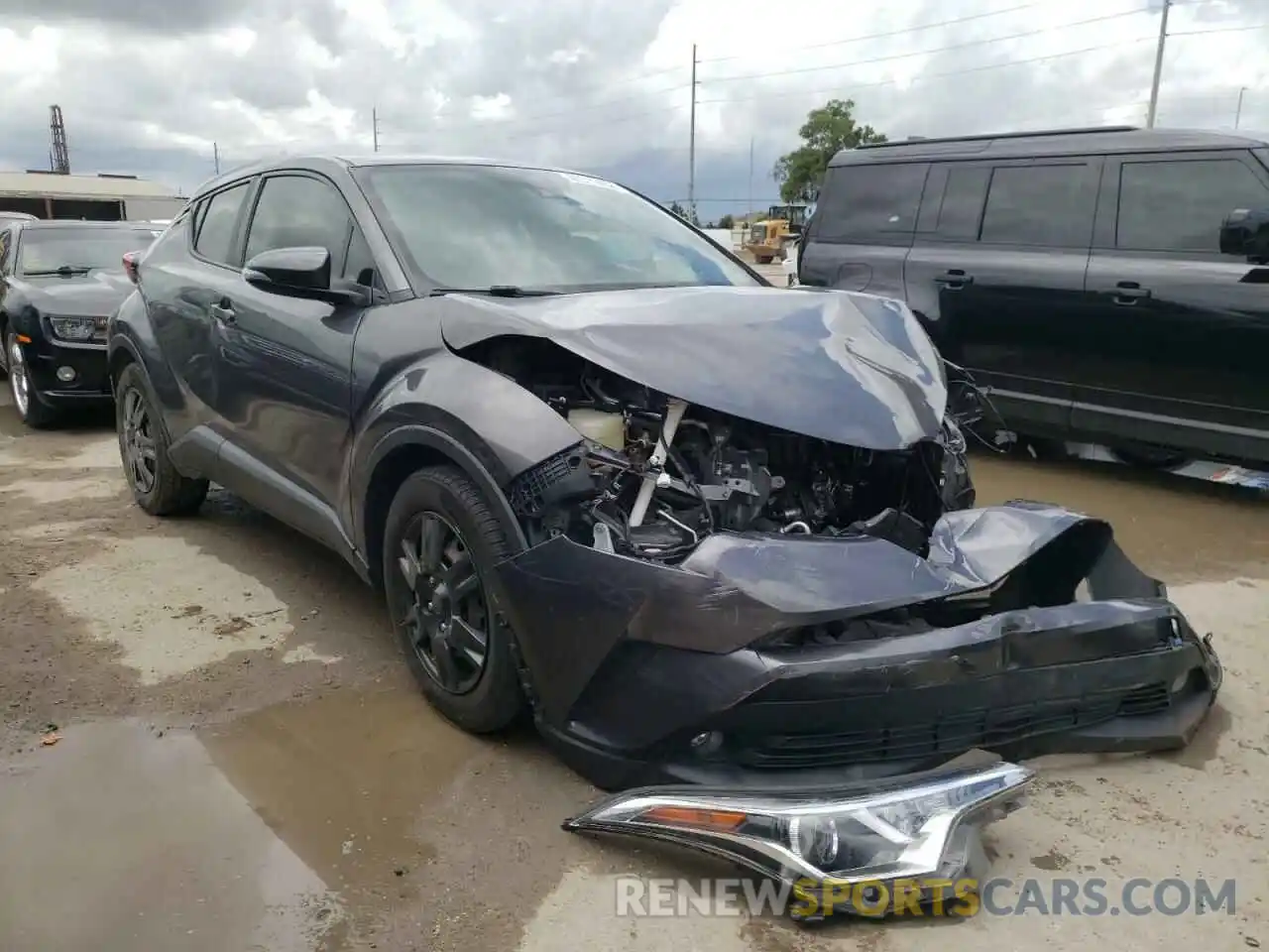 1 Photograph of a damaged car JTNKHMBX2K1017751 TOYOTA C-HR 2019