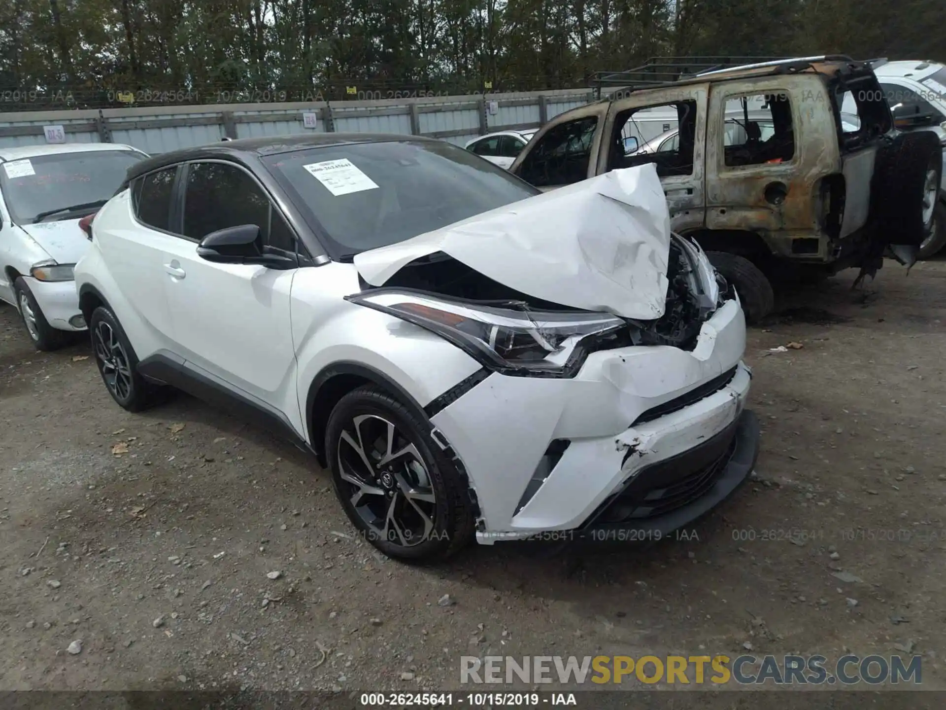 1 Photograph of a damaged car JTNKHMBX2K1021024 TOYOTA C-HR 2019