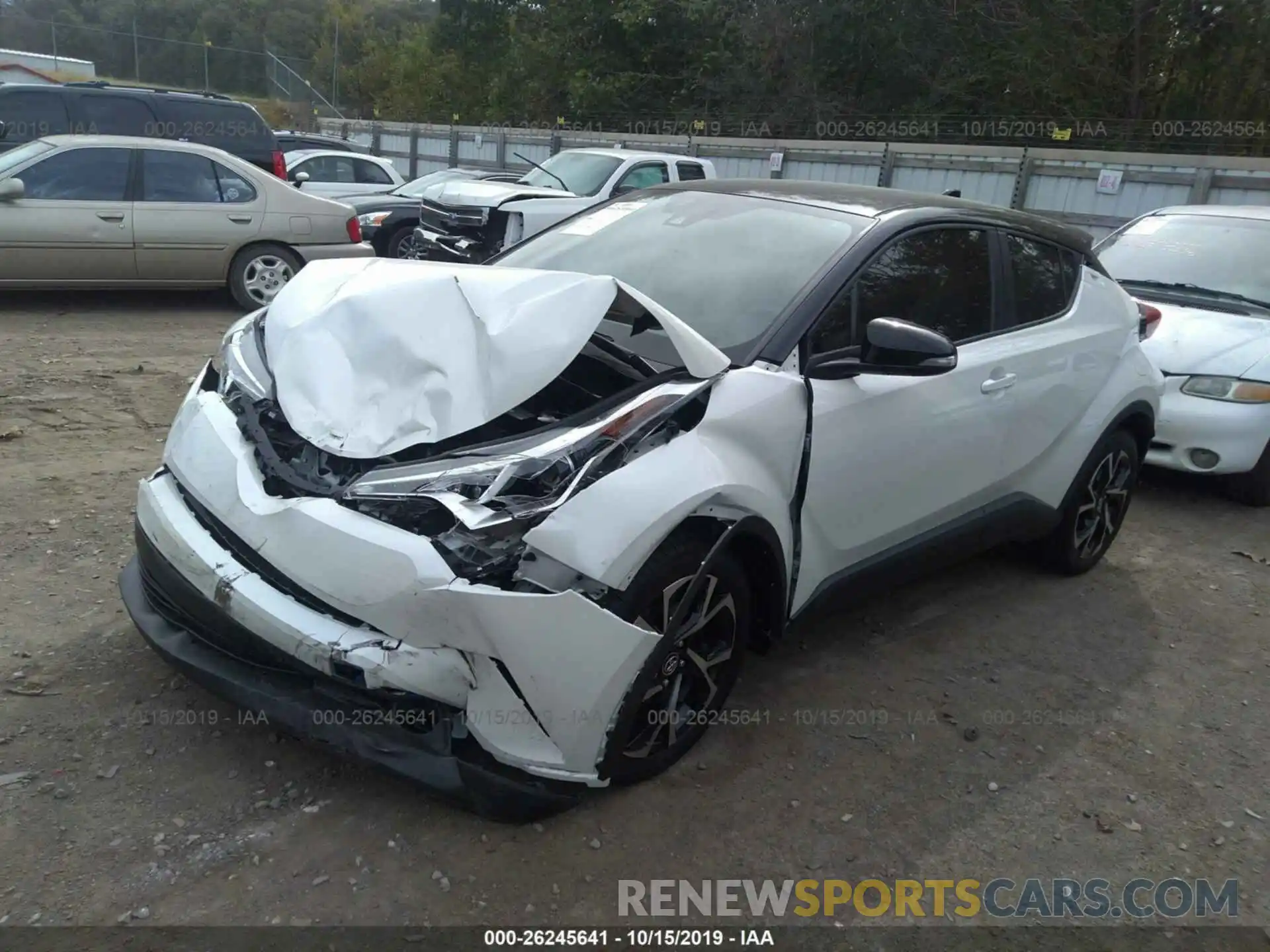 2 Photograph of a damaged car JTNKHMBX2K1021024 TOYOTA C-HR 2019