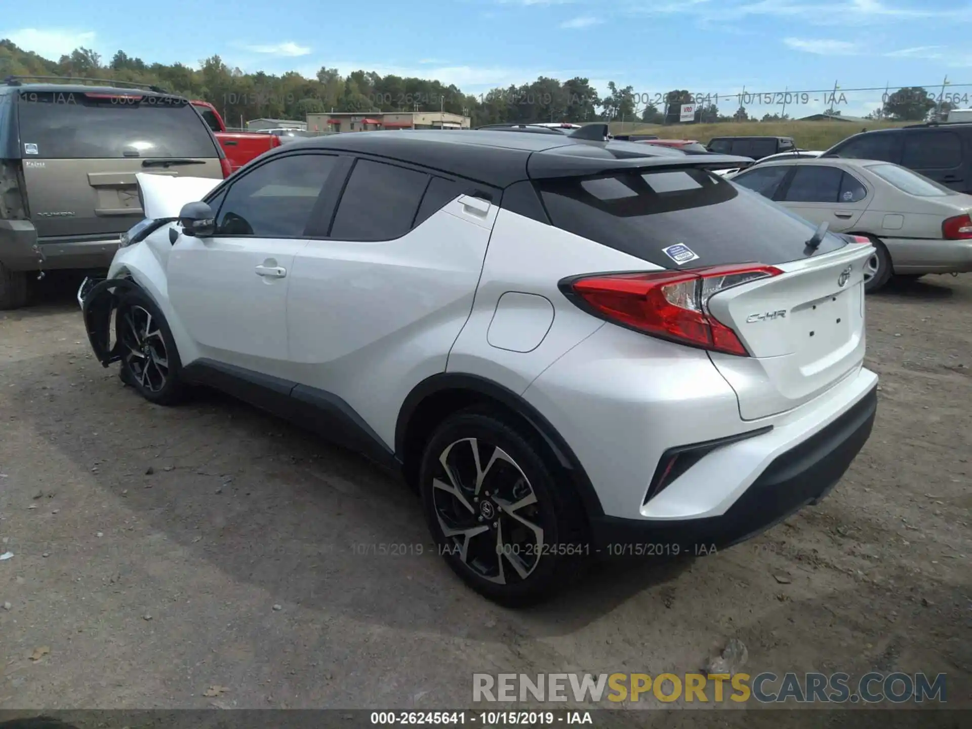 3 Photograph of a damaged car JTNKHMBX2K1021024 TOYOTA C-HR 2019