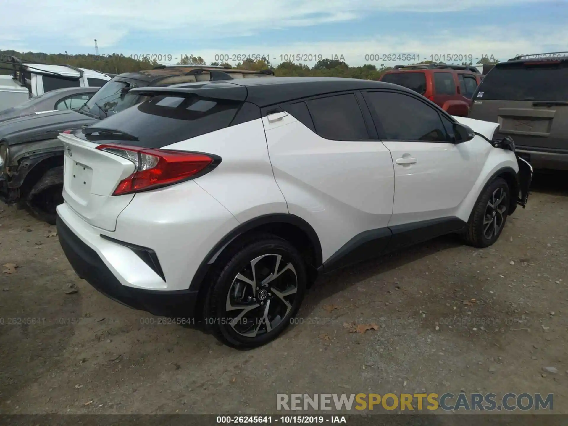 4 Photograph of a damaged car JTNKHMBX2K1021024 TOYOTA C-HR 2019