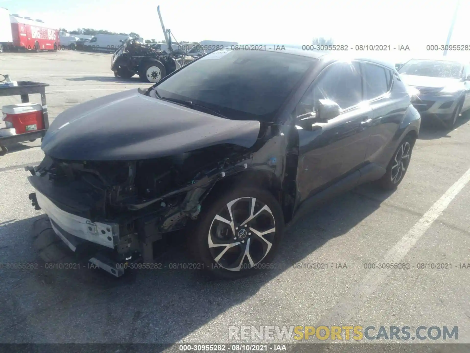 2 Photograph of a damaged car JTNKHMBX2K1021587 TOYOTA C-HR 2019