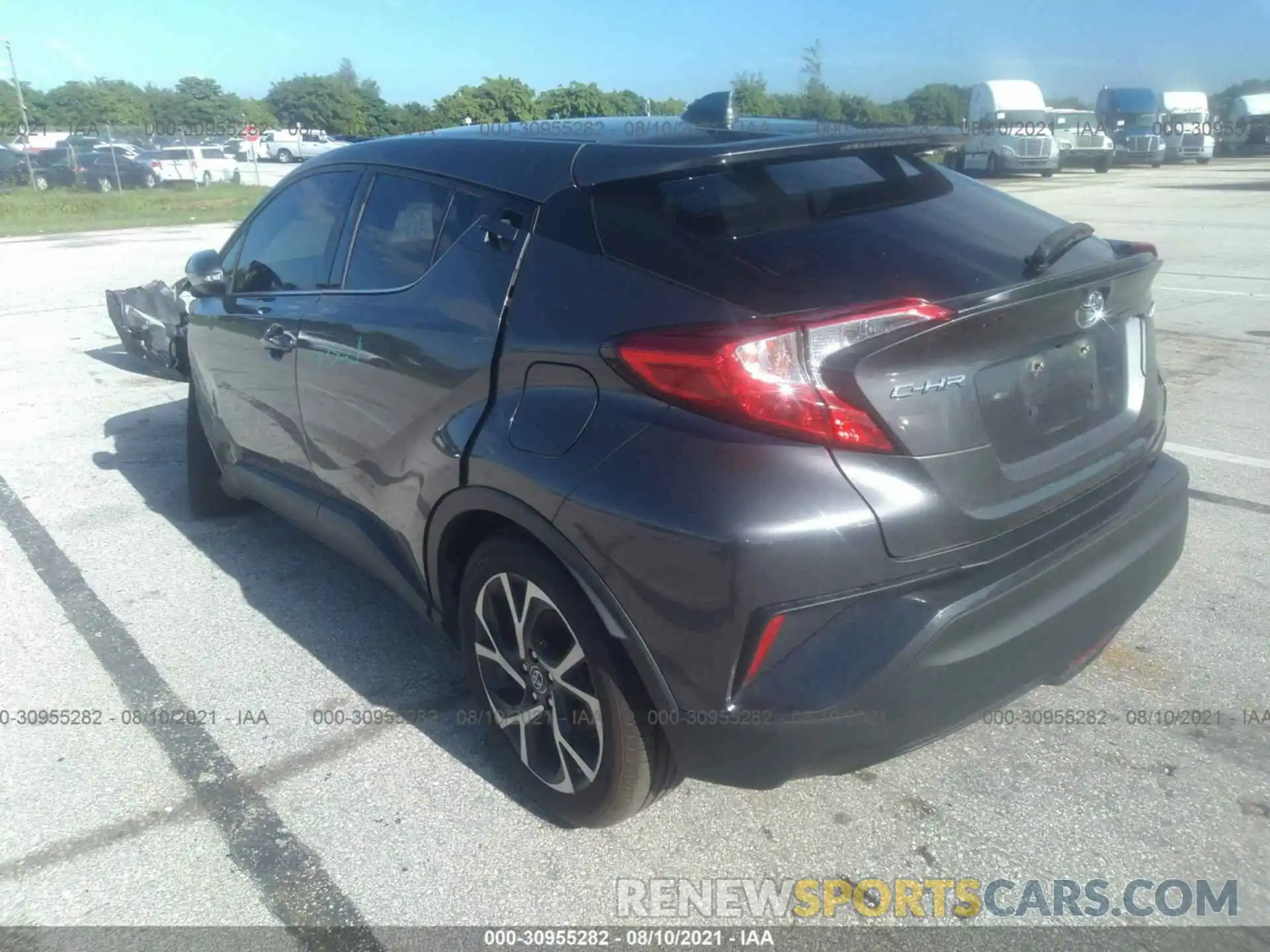 3 Photograph of a damaged car JTNKHMBX2K1021587 TOYOTA C-HR 2019