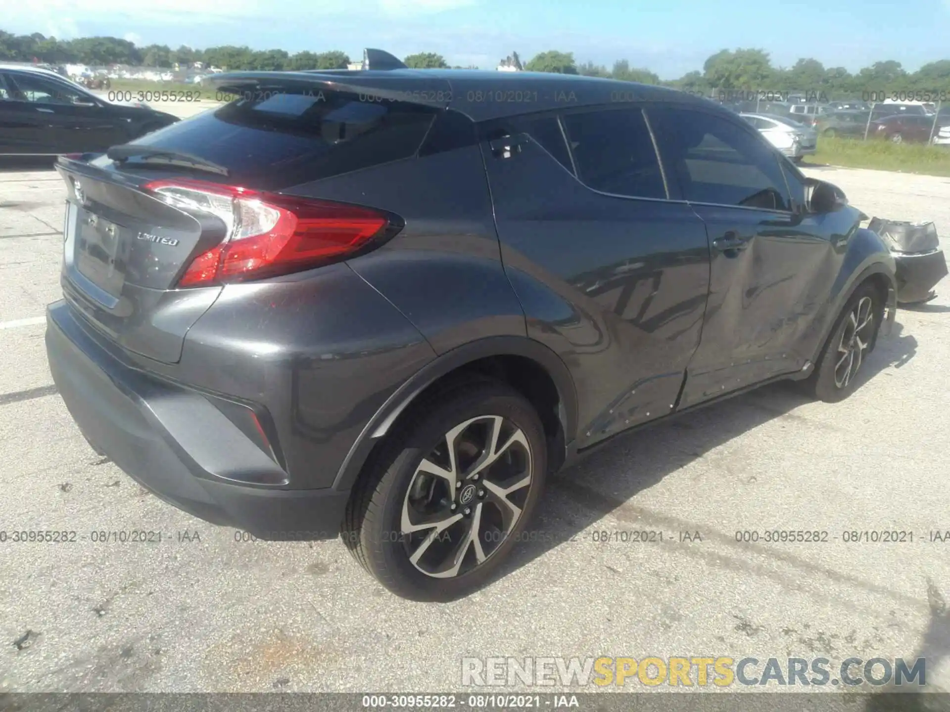 4 Photograph of a damaged car JTNKHMBX2K1021587 TOYOTA C-HR 2019