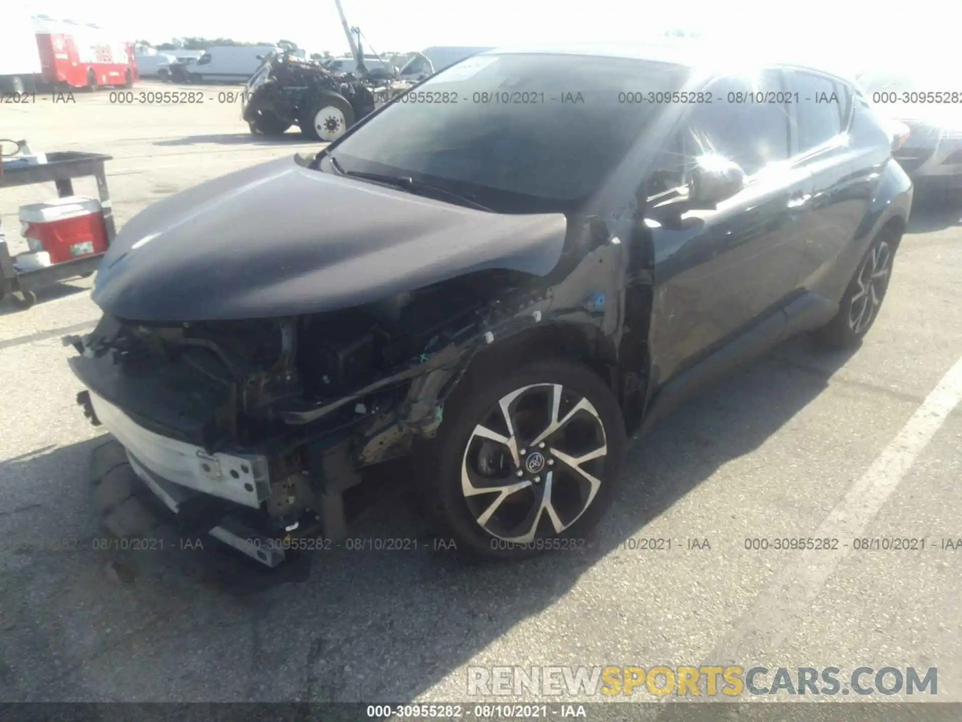 6 Photograph of a damaged car JTNKHMBX2K1021587 TOYOTA C-HR 2019