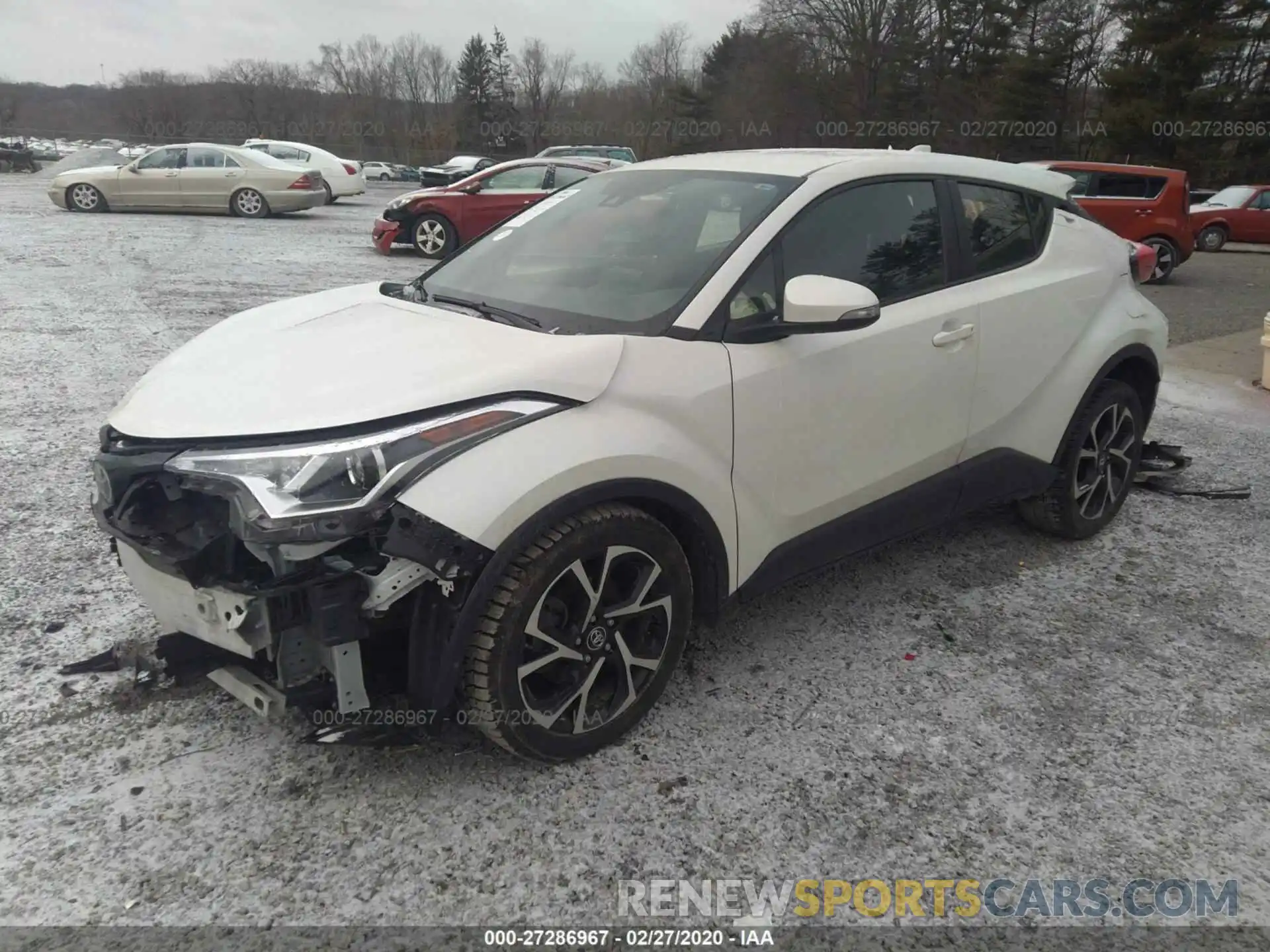 2 Photograph of a damaged car JTNKHMBX2K1021671 TOYOTA C-HR 2019