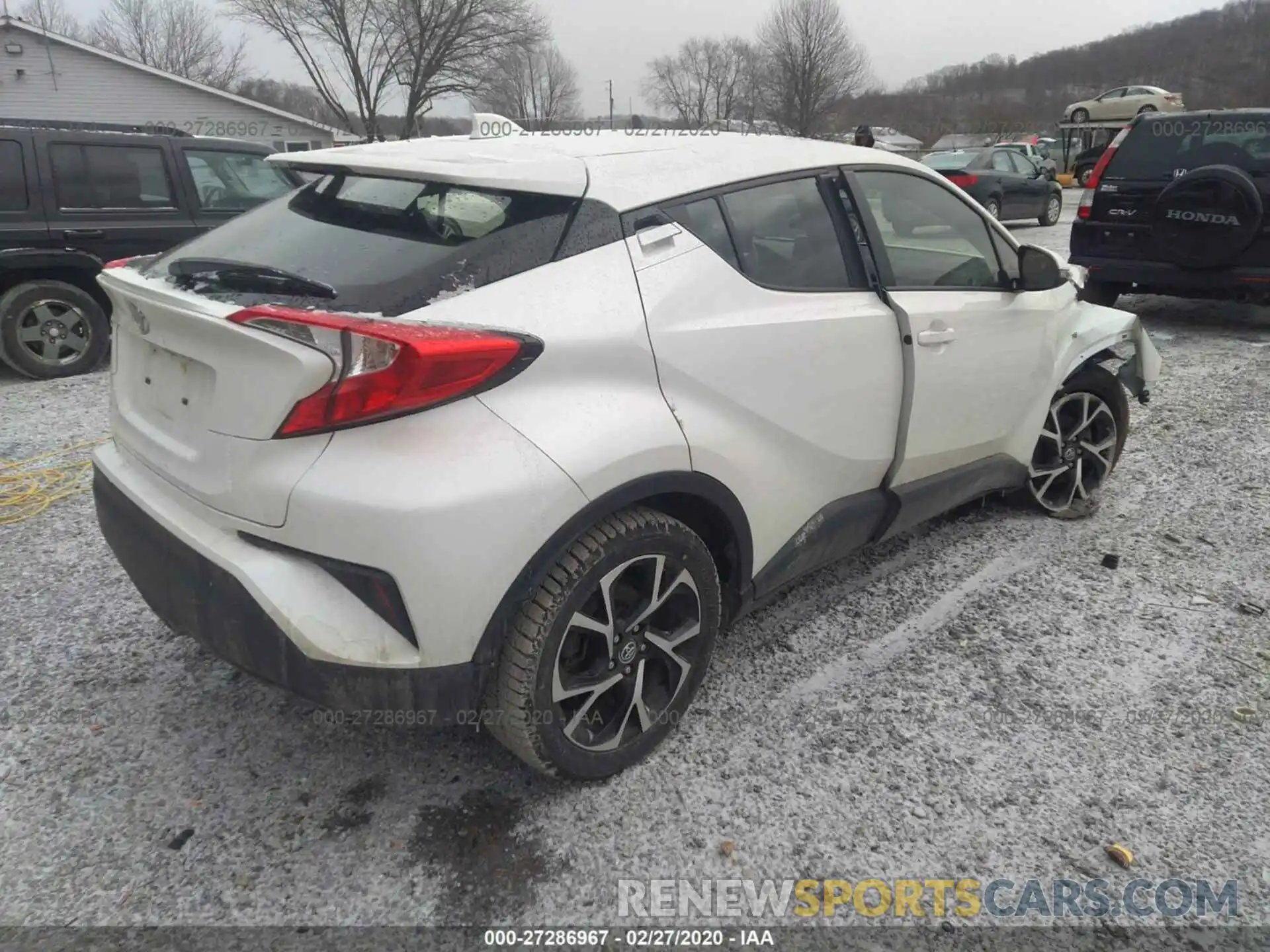 4 Photograph of a damaged car JTNKHMBX2K1021671 TOYOTA C-HR 2019