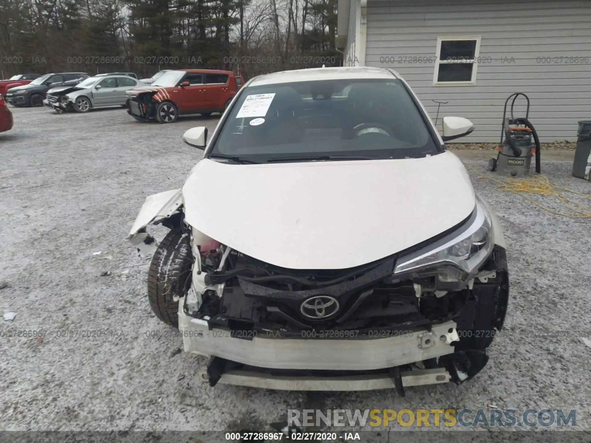 6 Photograph of a damaged car JTNKHMBX2K1021671 TOYOTA C-HR 2019