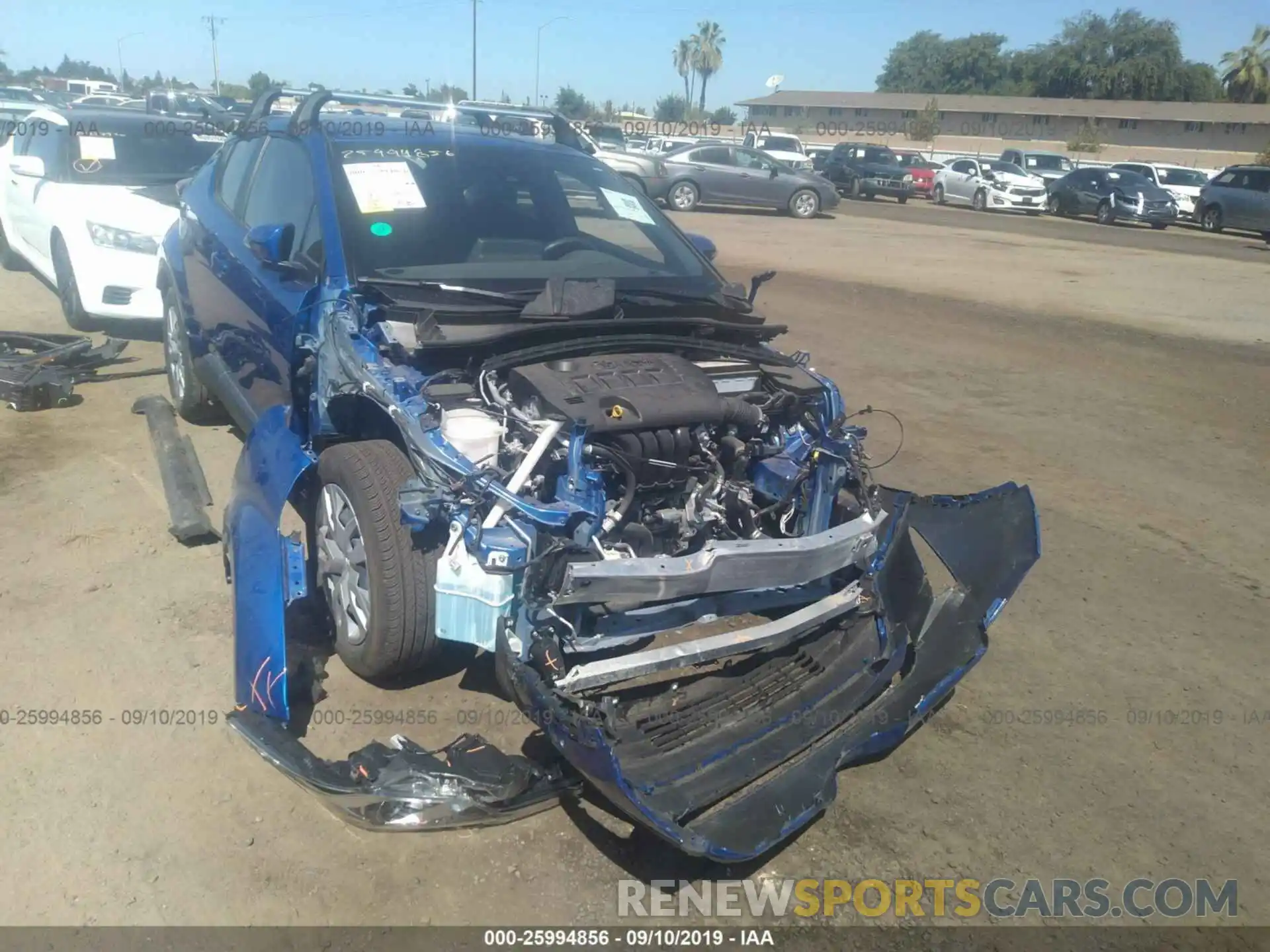 1 Photograph of a damaged car JTNKHMBX2K1022335 TOYOTA C-HR 2019