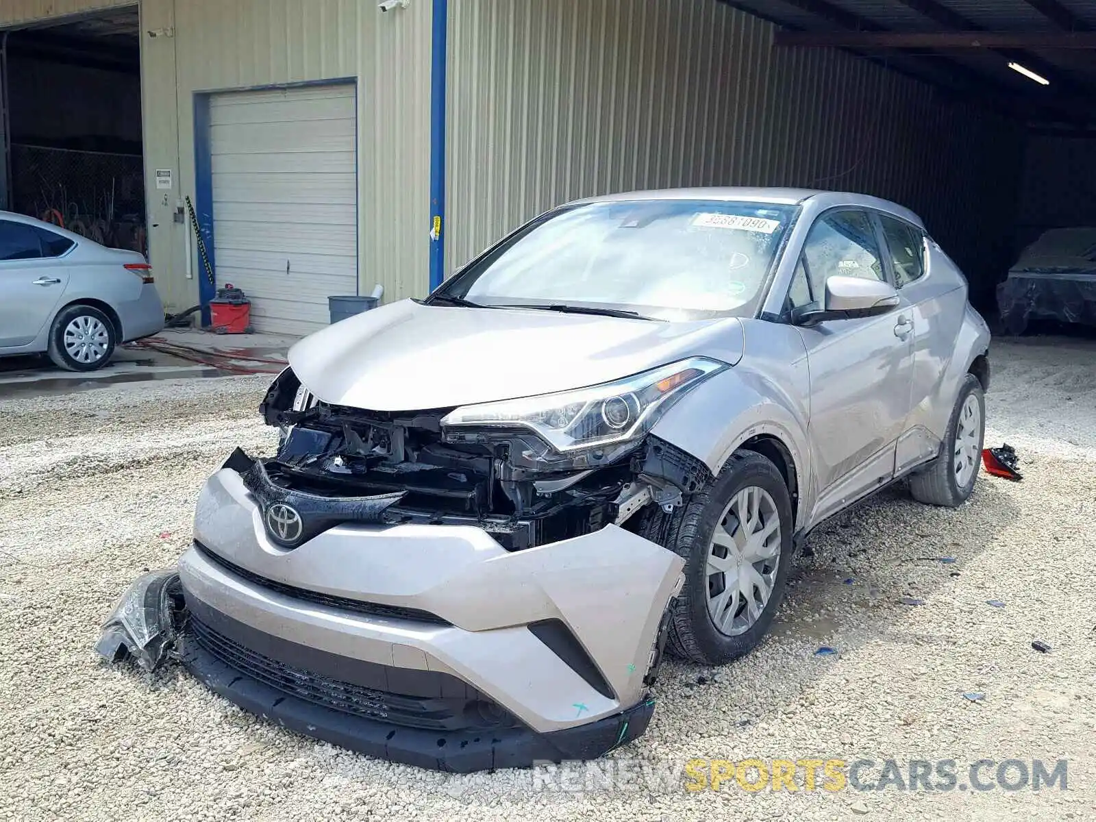 2 Photograph of a damaged car JTNKHMBX2K1022822 TOYOTA C-HR 2019