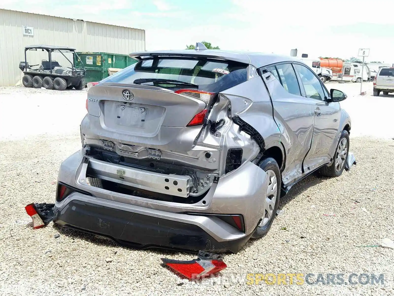 4 Photograph of a damaged car JTNKHMBX2K1022822 TOYOTA C-HR 2019