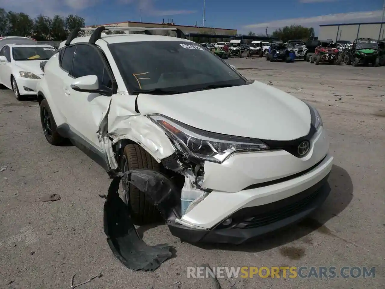 1 Photograph of a damaged car JTNKHMBX2K1023601 TOYOTA C-HR 2019