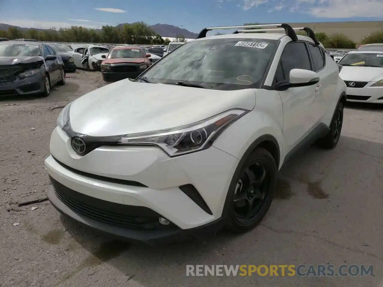 2 Photograph of a damaged car JTNKHMBX2K1023601 TOYOTA C-HR 2019