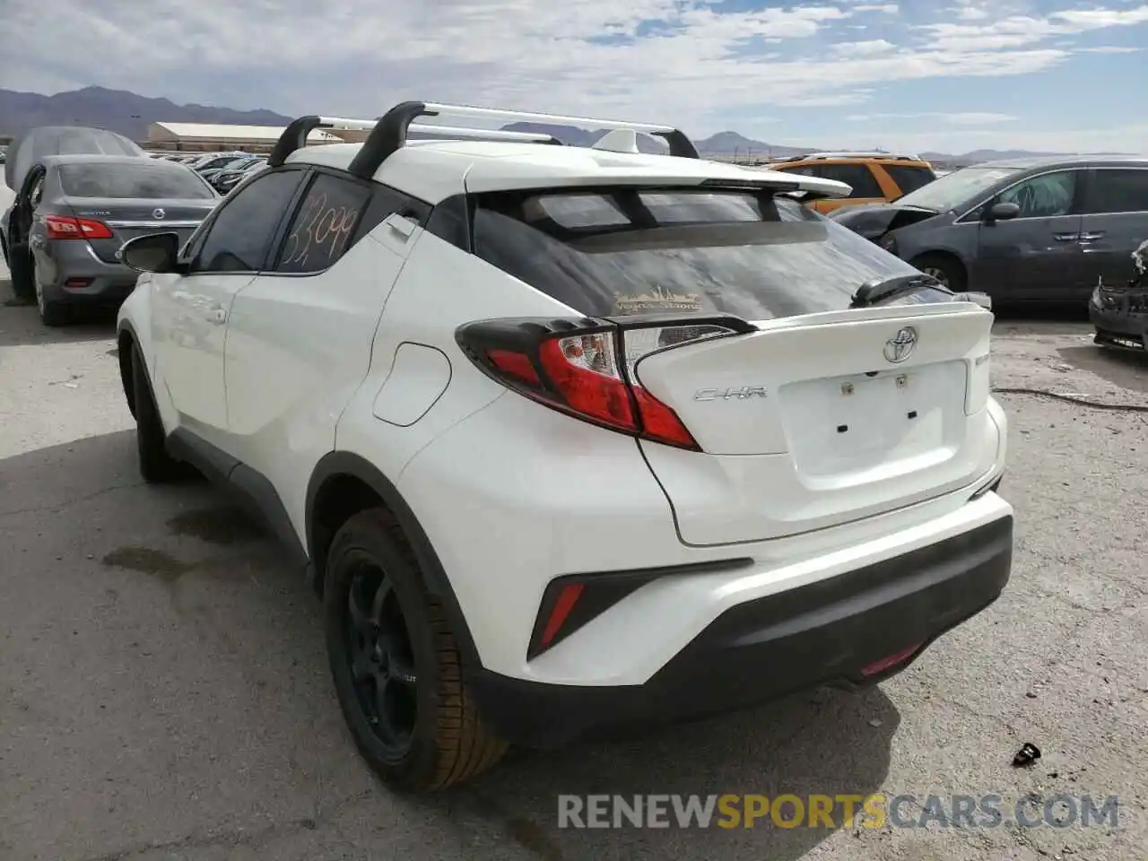 3 Photograph of a damaged car JTNKHMBX2K1023601 TOYOTA C-HR 2019