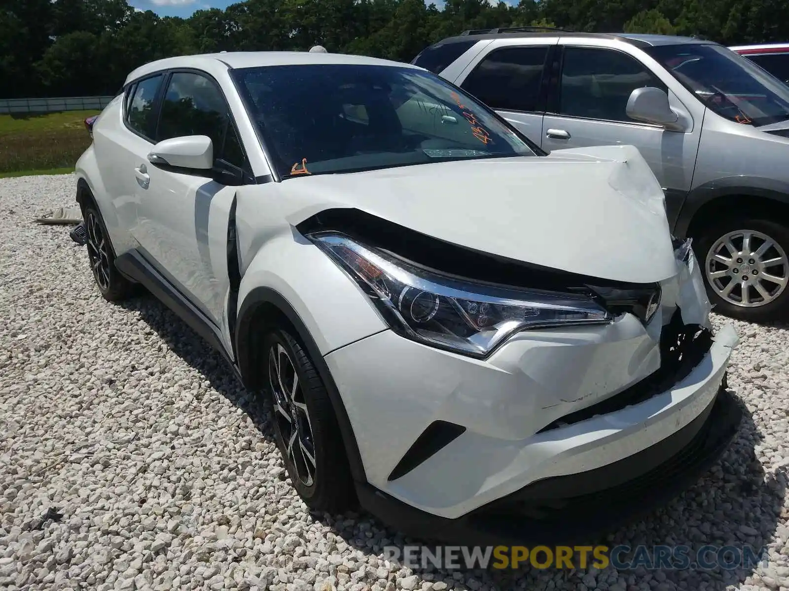 1 Photograph of a damaged car JTNKHMBX2K1025252 TOYOTA C-HR 2019