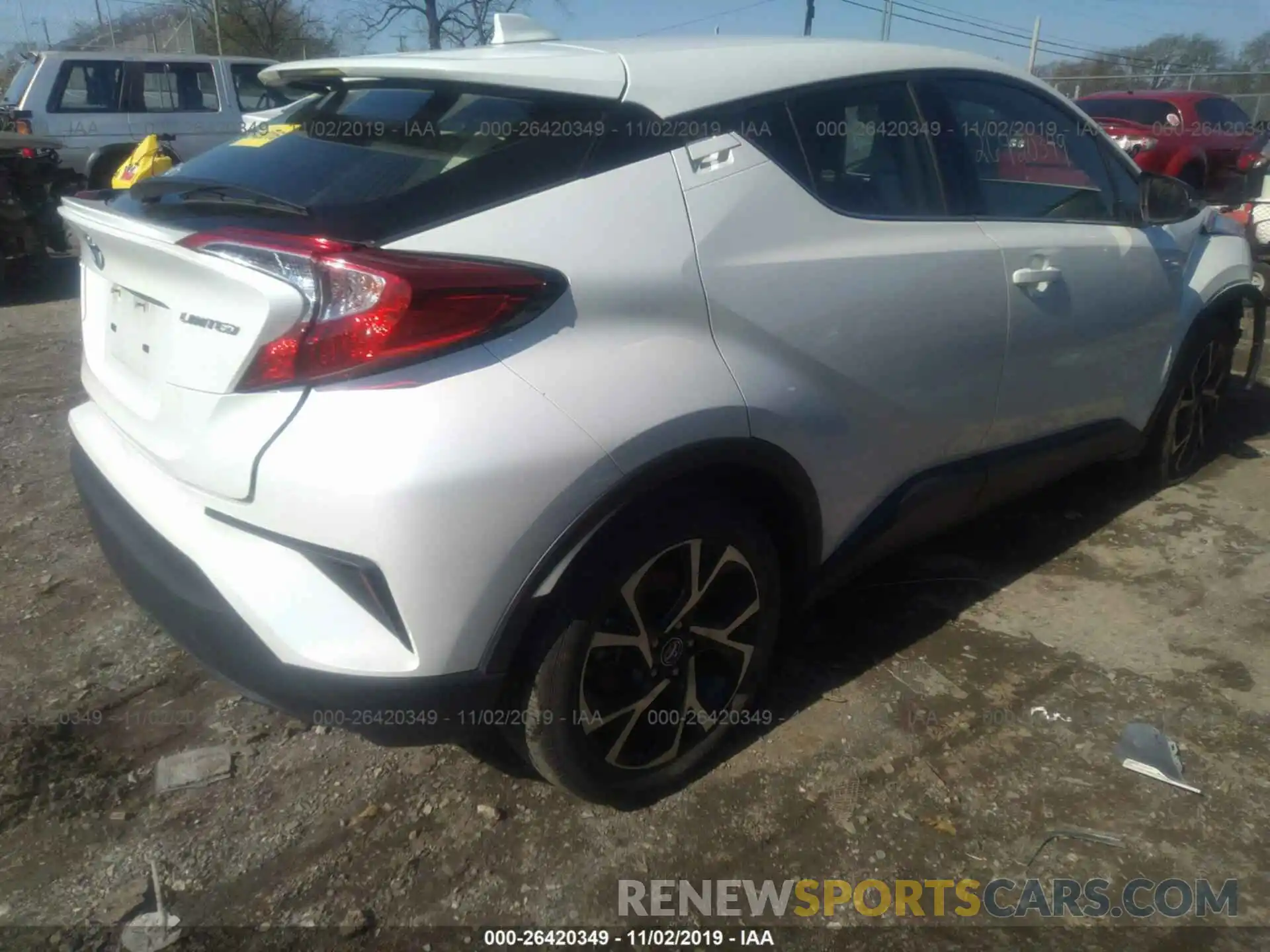 4 Photograph of a damaged car JTNKHMBX2K1025705 TOYOTA C-HR 2019