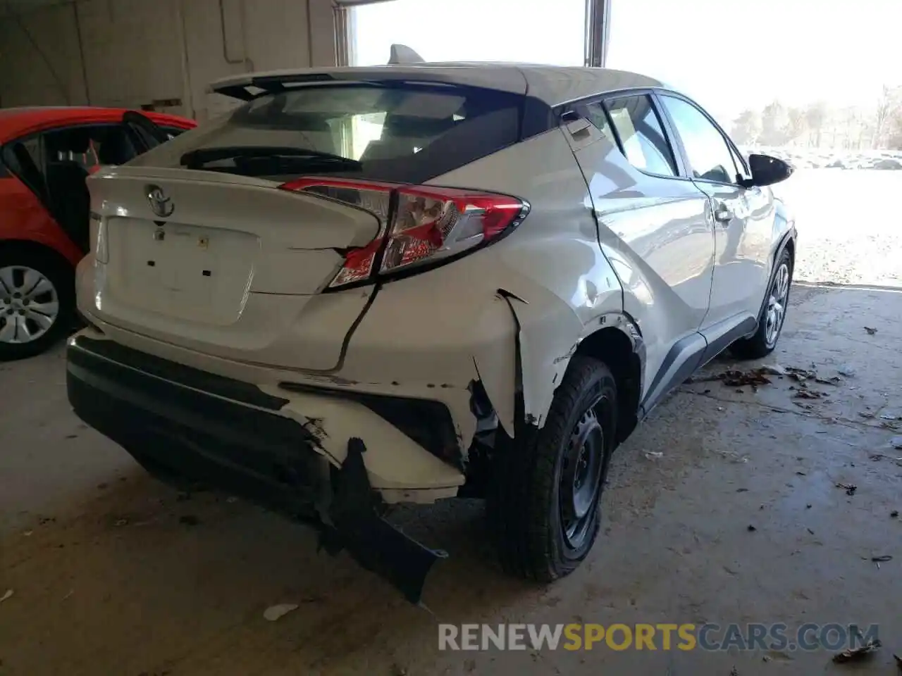 4 Photograph of a damaged car JTNKHMBX2K1026014 TOYOTA C-HR 2019