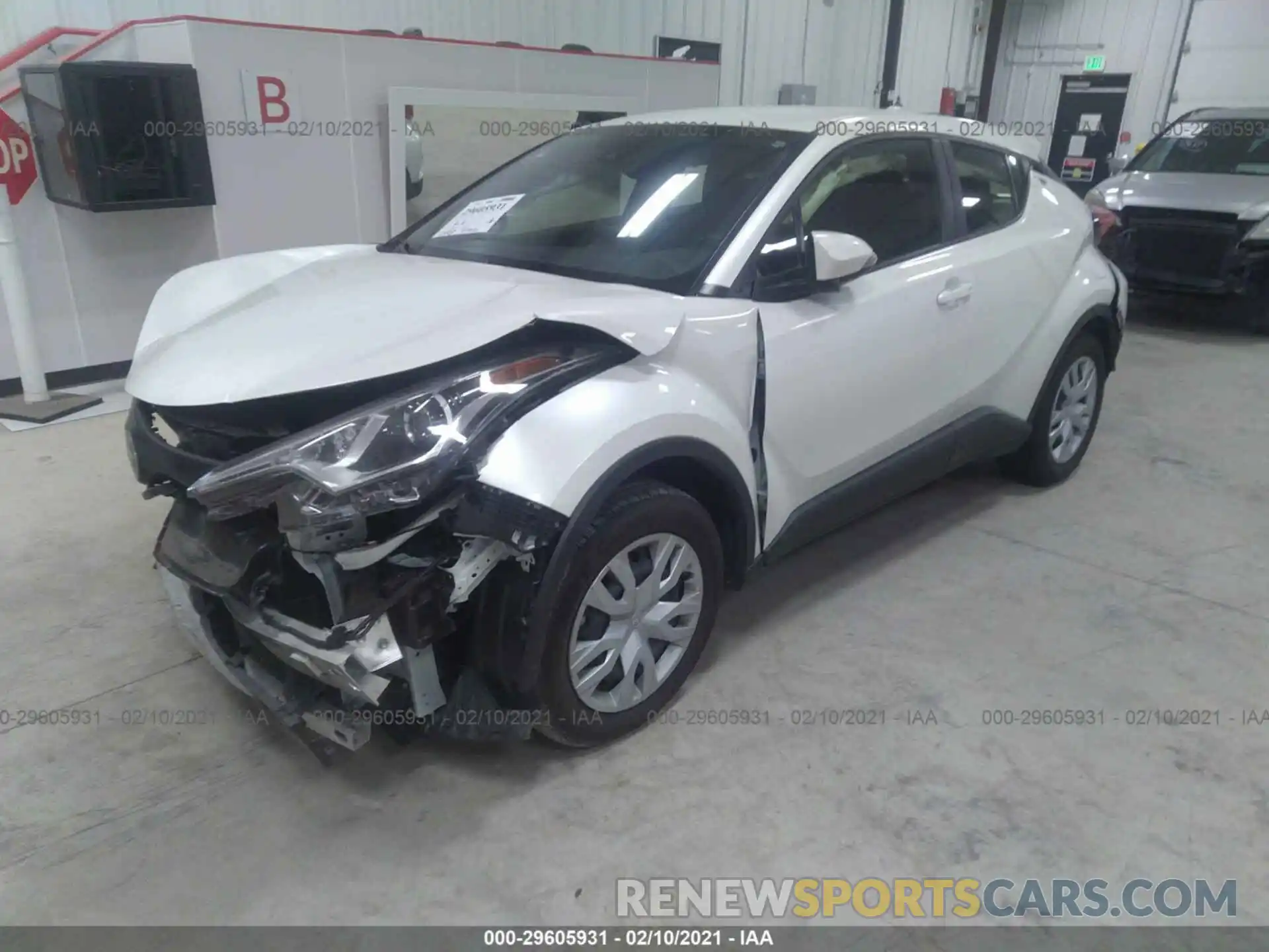 2 Photograph of a damaged car JTNKHMBX2K1026417 TOYOTA C-HR 2019