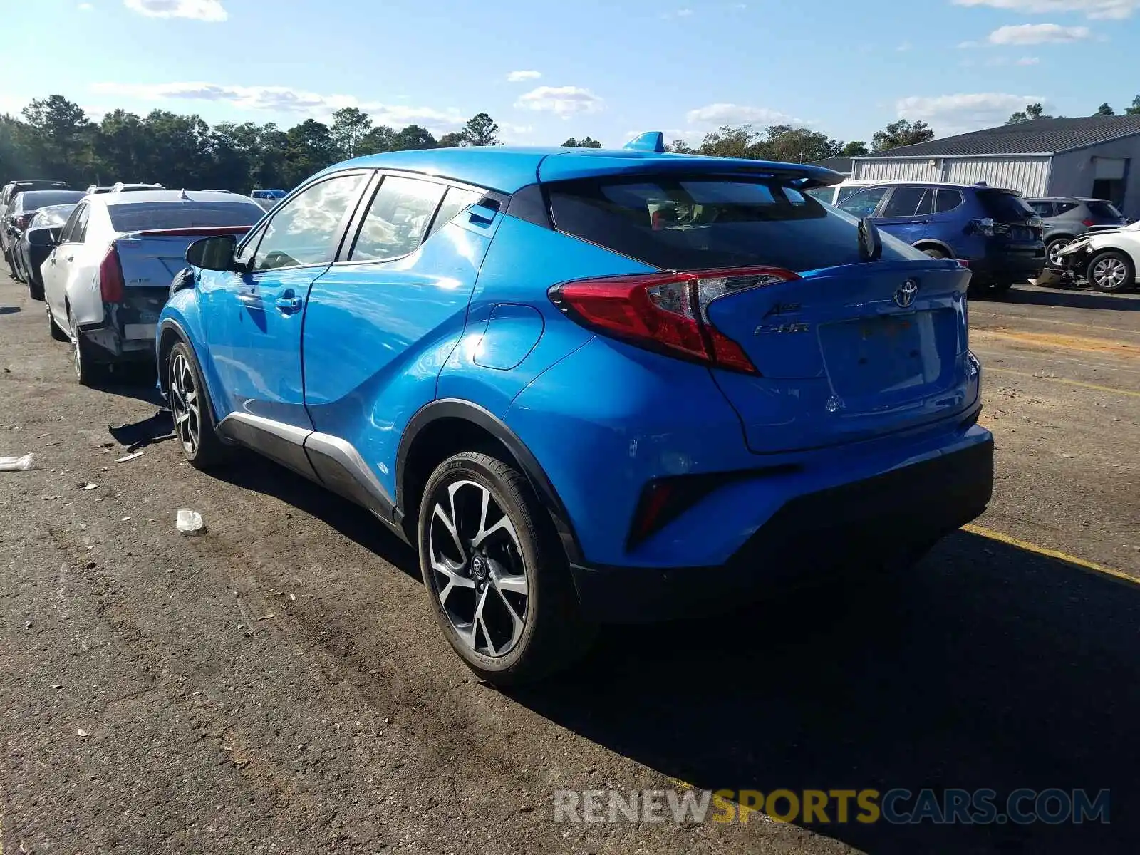 3 Photograph of a damaged car JTNKHMBX2K1027423 TOYOTA C-HR 2019