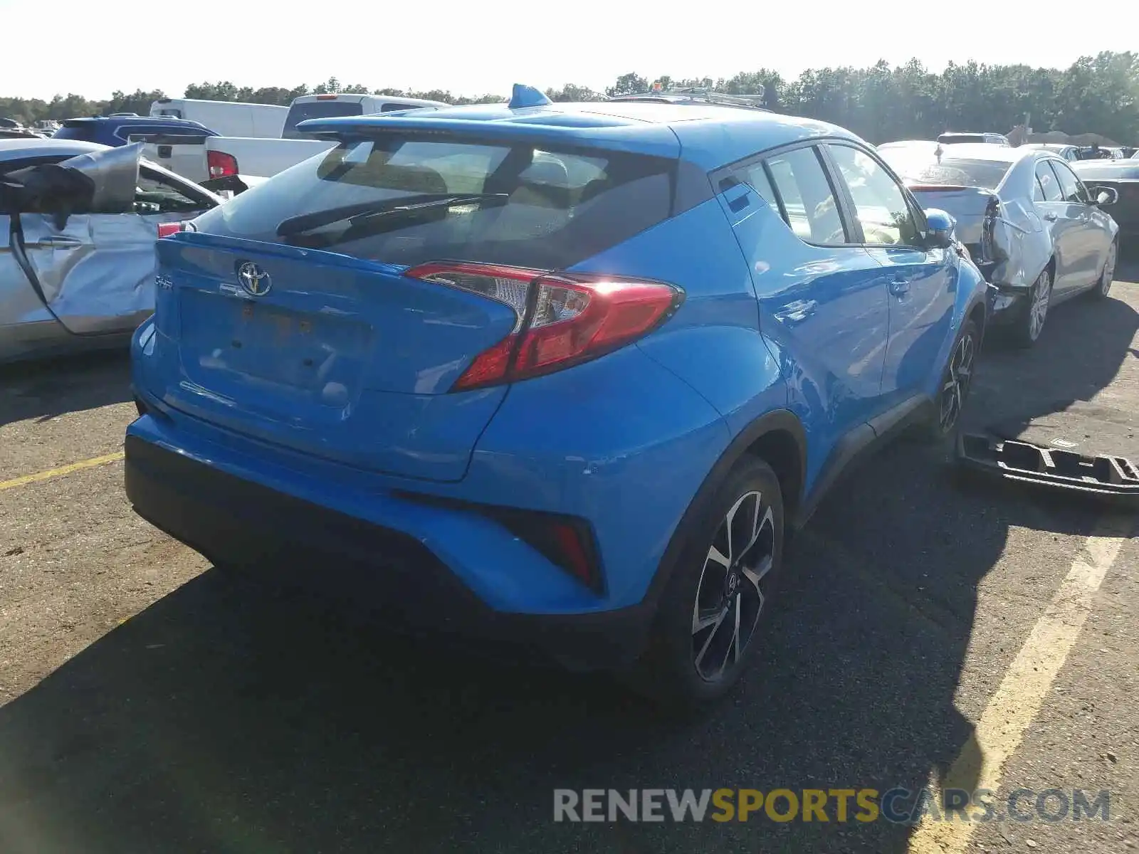 4 Photograph of a damaged car JTNKHMBX2K1027423 TOYOTA C-HR 2019