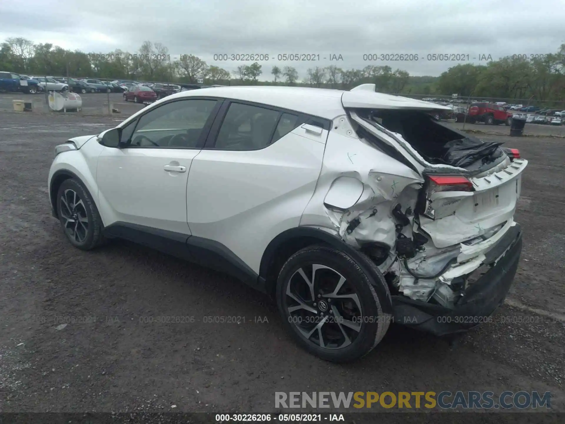 3 Photograph of a damaged car JTNKHMBX2K1027440 TOYOTA C-HR 2019