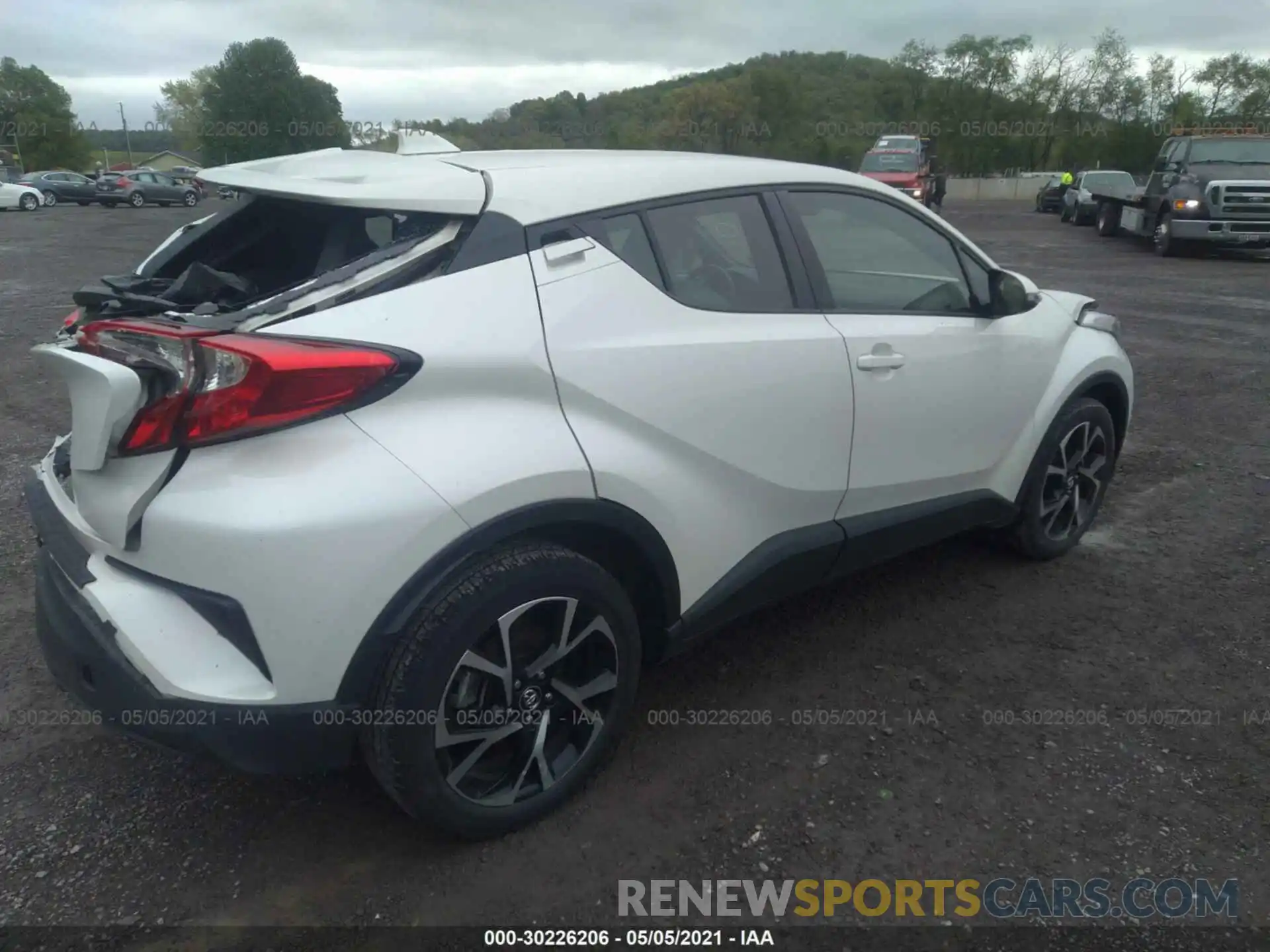 4 Photograph of a damaged car JTNKHMBX2K1027440 TOYOTA C-HR 2019