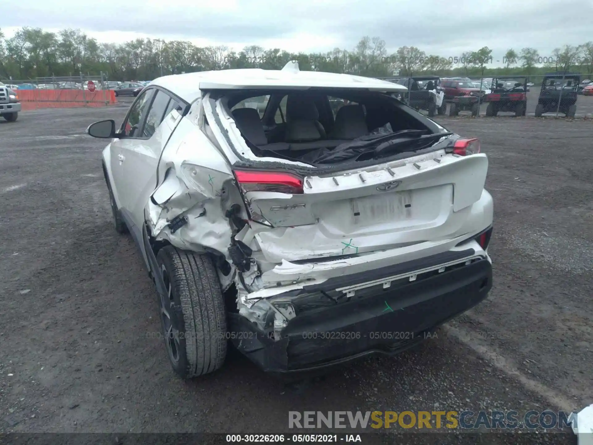 6 Photograph of a damaged car JTNKHMBX2K1027440 TOYOTA C-HR 2019