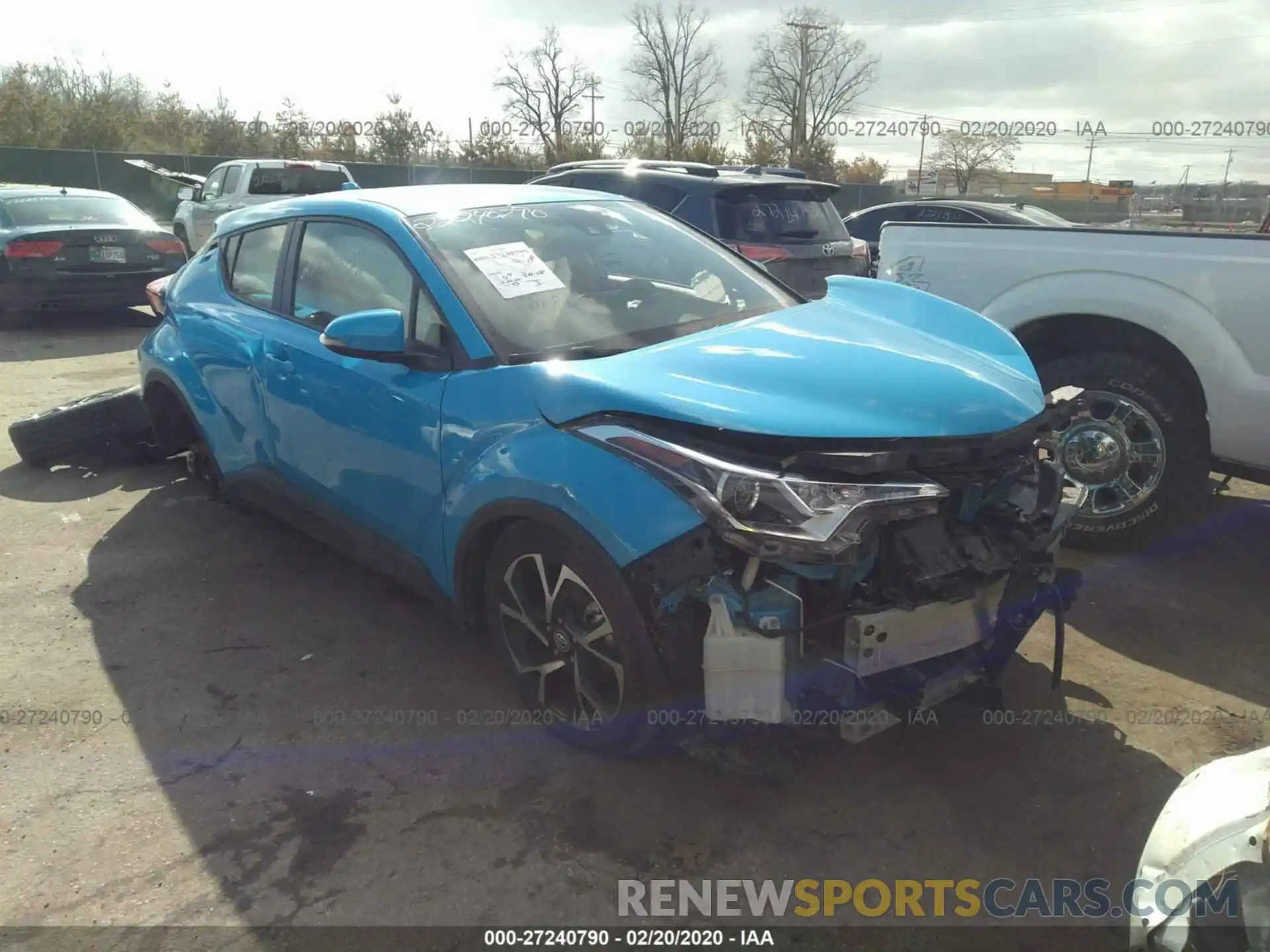 1 Photograph of a damaged car JTNKHMBX2K1027938 TOYOTA C-HR 2019