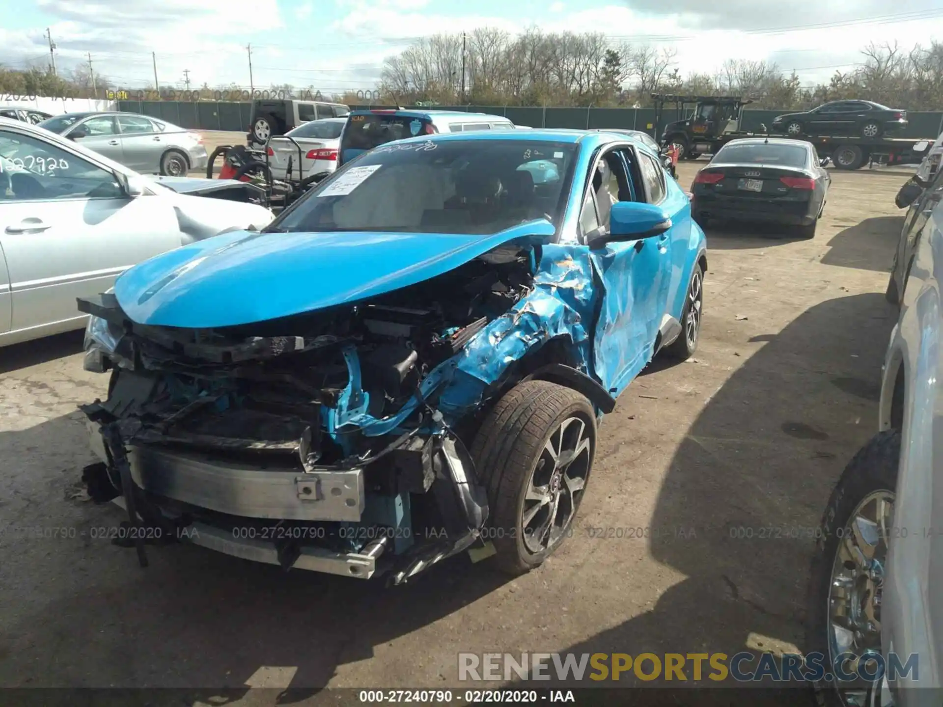 2 Photograph of a damaged car JTNKHMBX2K1027938 TOYOTA C-HR 2019