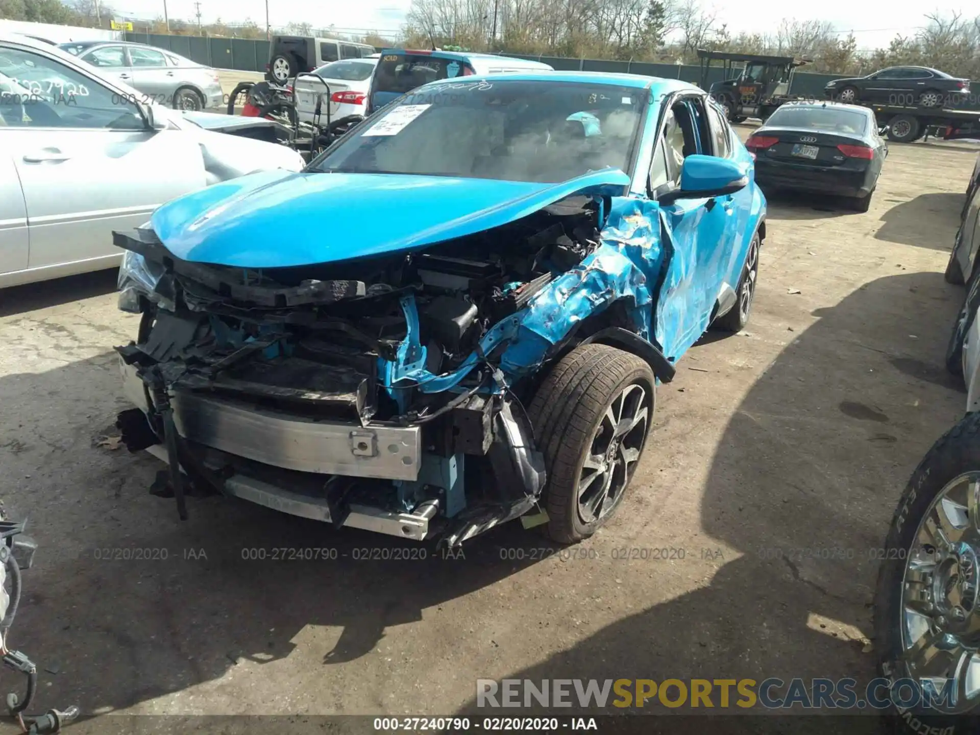 6 Photograph of a damaged car JTNKHMBX2K1027938 TOYOTA C-HR 2019