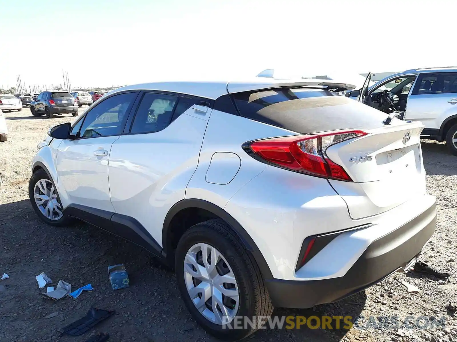 3 Photograph of a damaged car JTNKHMBX2K1029172 TOYOTA C-HR 2019