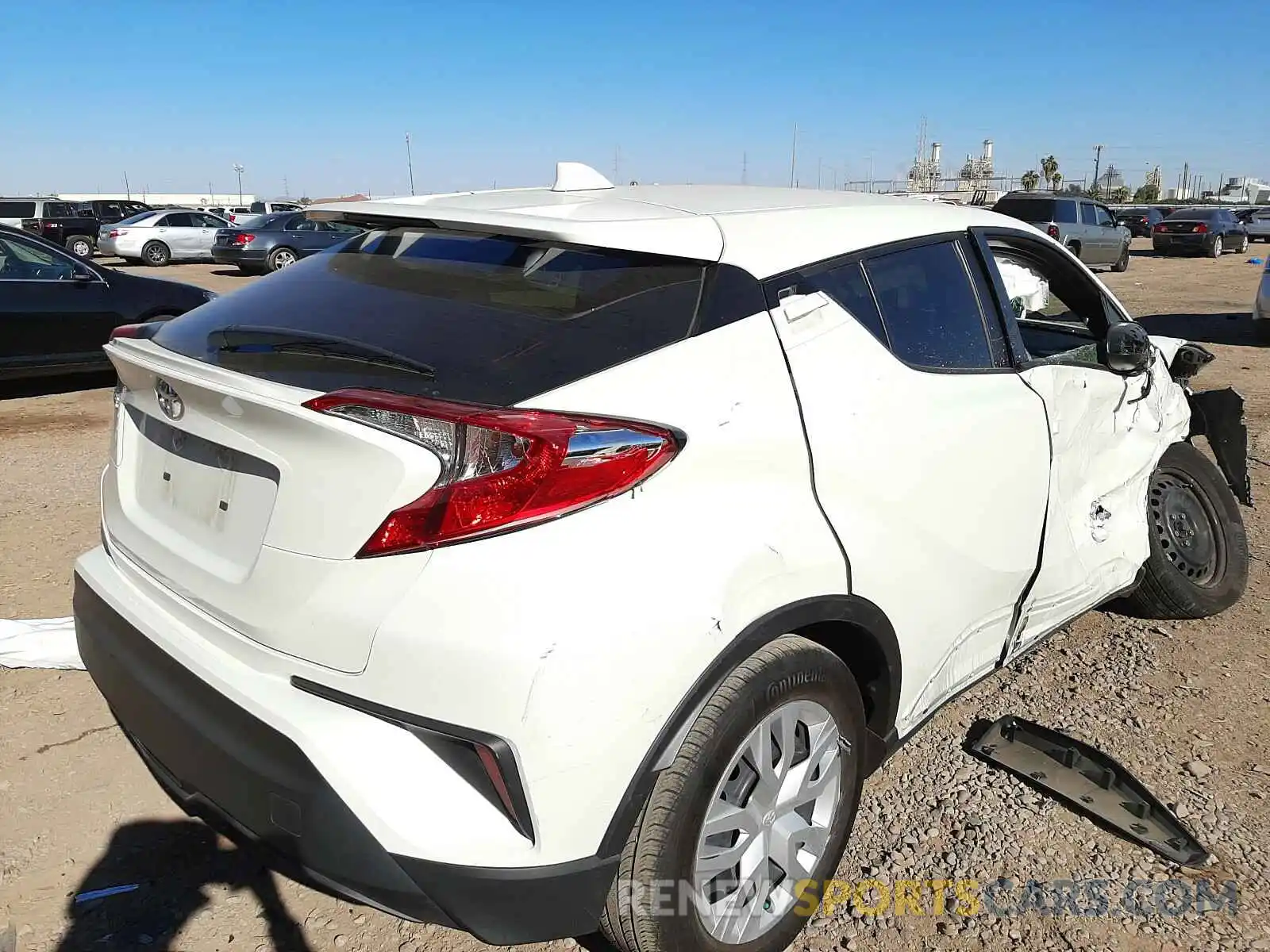 4 Photograph of a damaged car JTNKHMBX2K1029172 TOYOTA C-HR 2019