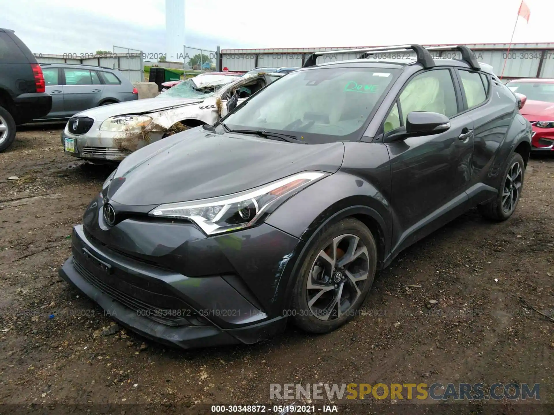 2 Photograph of a damaged car JTNKHMBX2K1030323 TOYOTA C-HR 2019