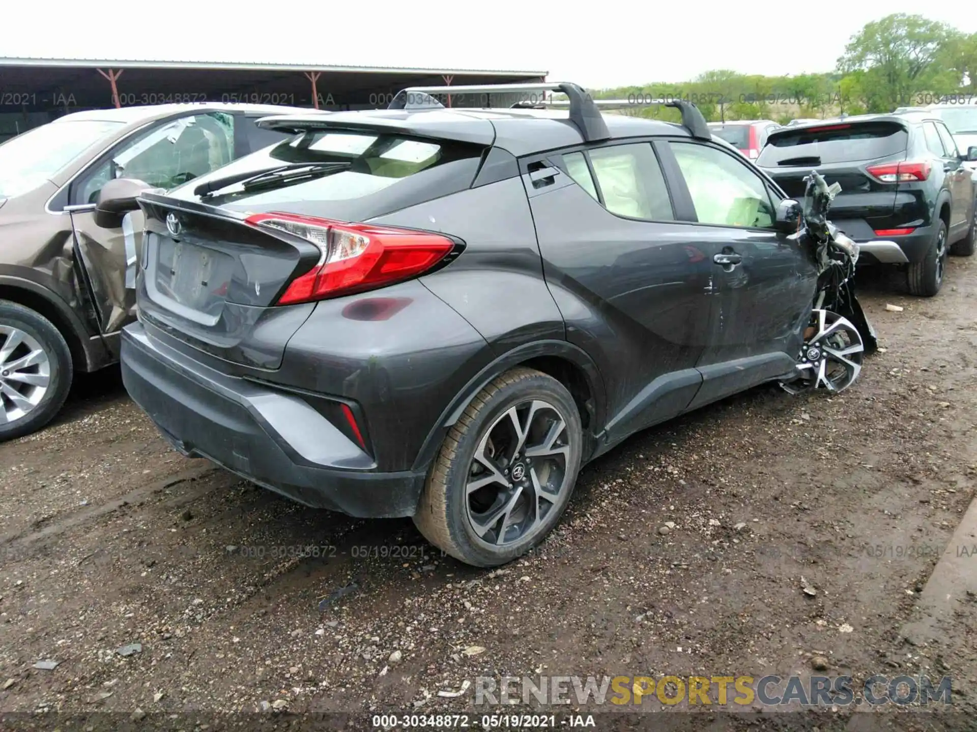 4 Photograph of a damaged car JTNKHMBX2K1030323 TOYOTA C-HR 2019