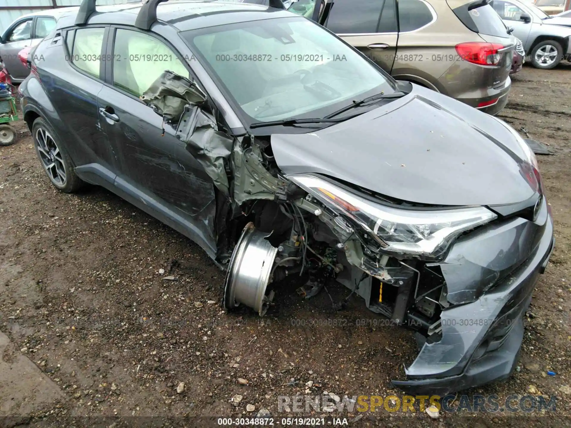 6 Photograph of a damaged car JTNKHMBX2K1030323 TOYOTA C-HR 2019