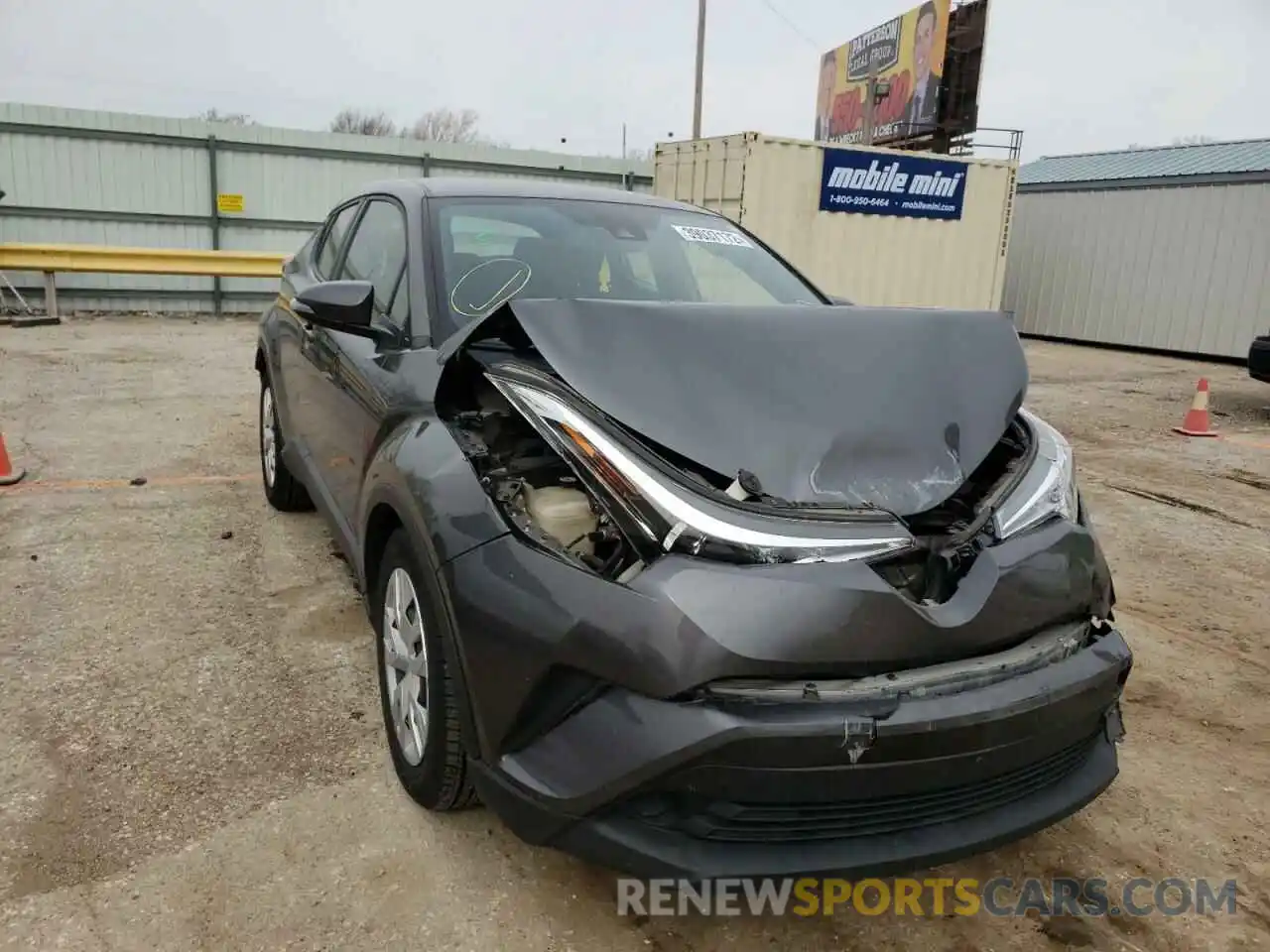 1 Photograph of a damaged car JTNKHMBX2K1030788 TOYOTA C-HR 2019