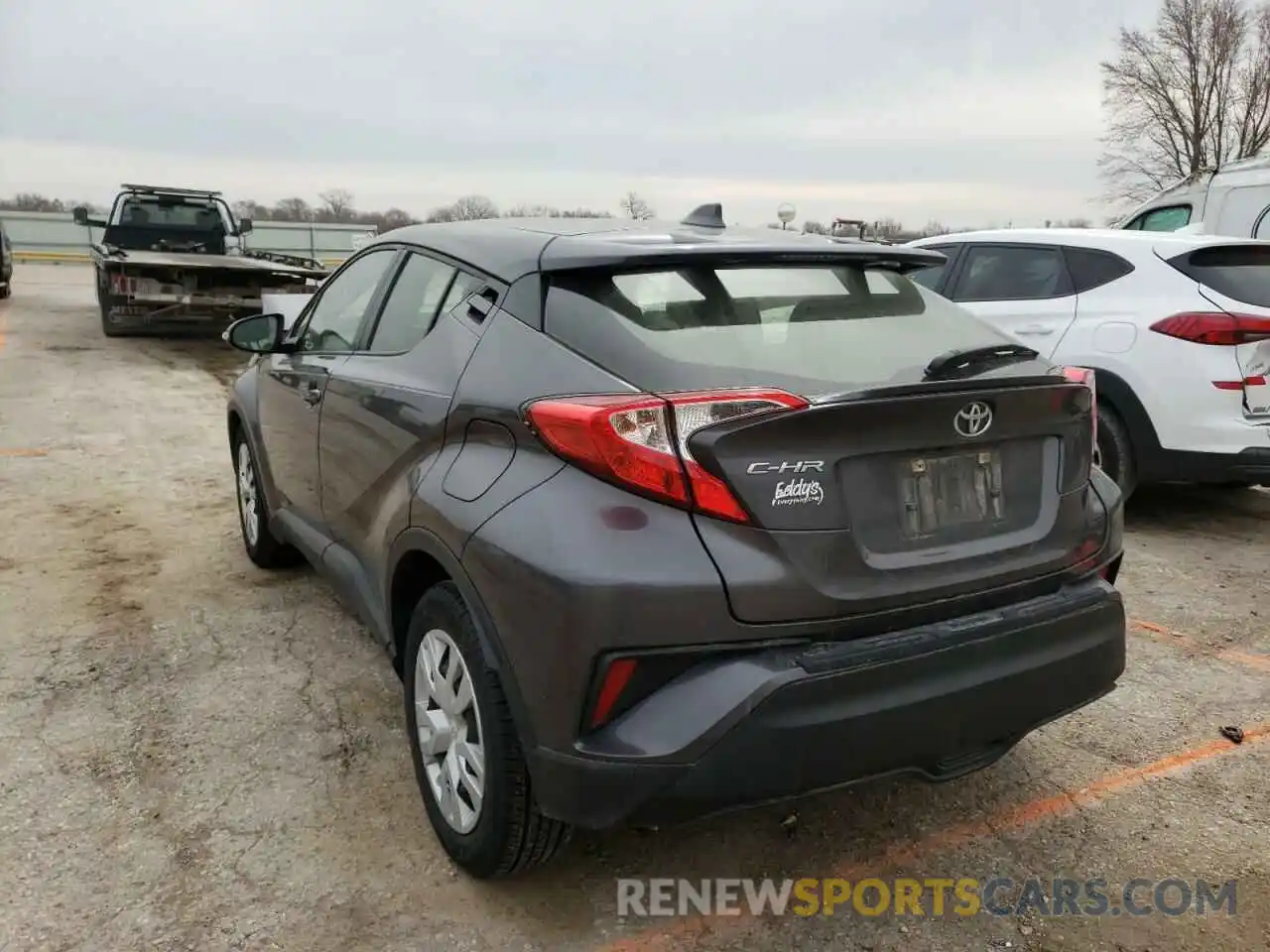 3 Photograph of a damaged car JTNKHMBX2K1030788 TOYOTA C-HR 2019