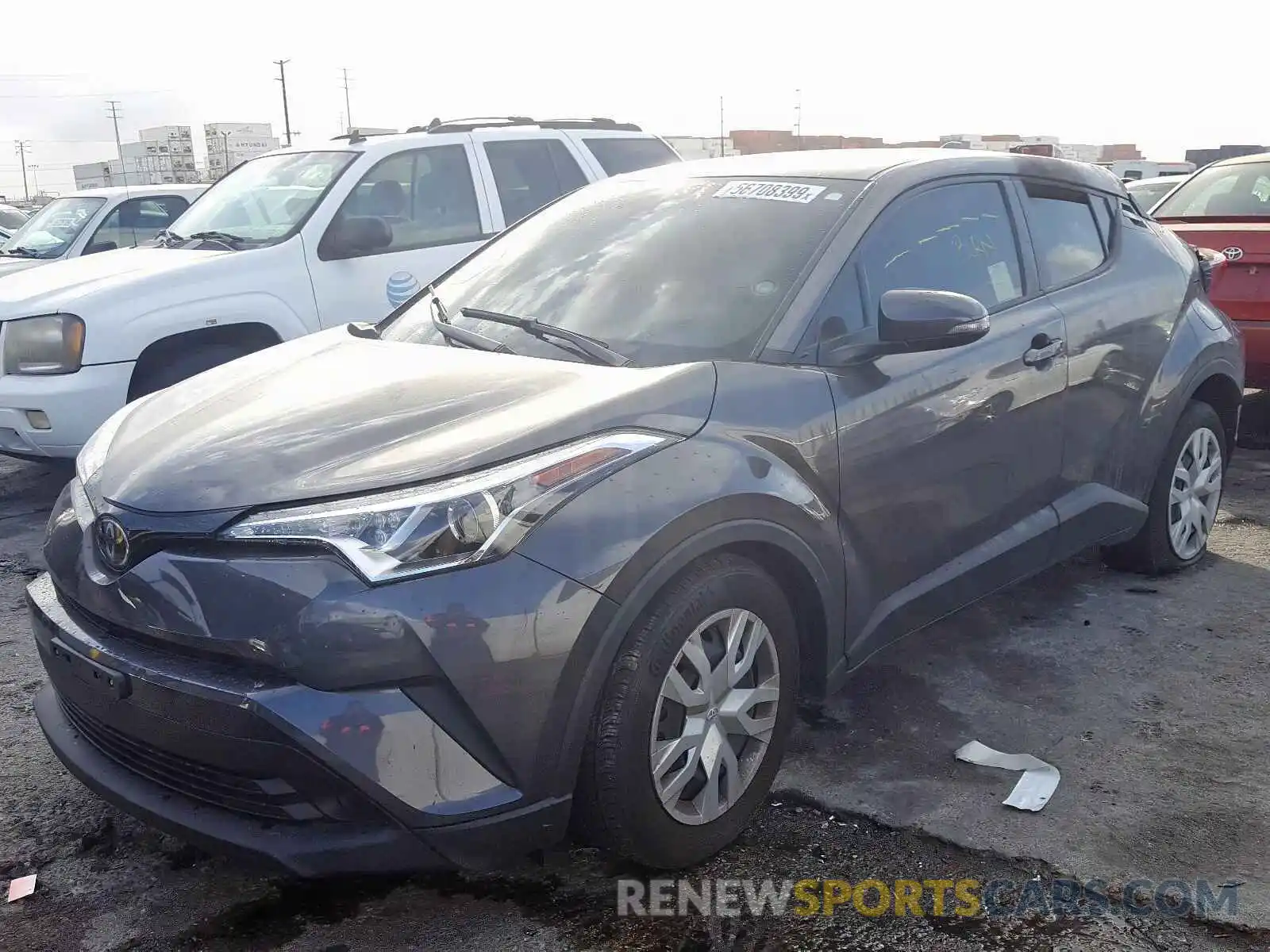 2 Photograph of a damaged car JTNKHMBX2K1030855 TOYOTA C-HR 2019