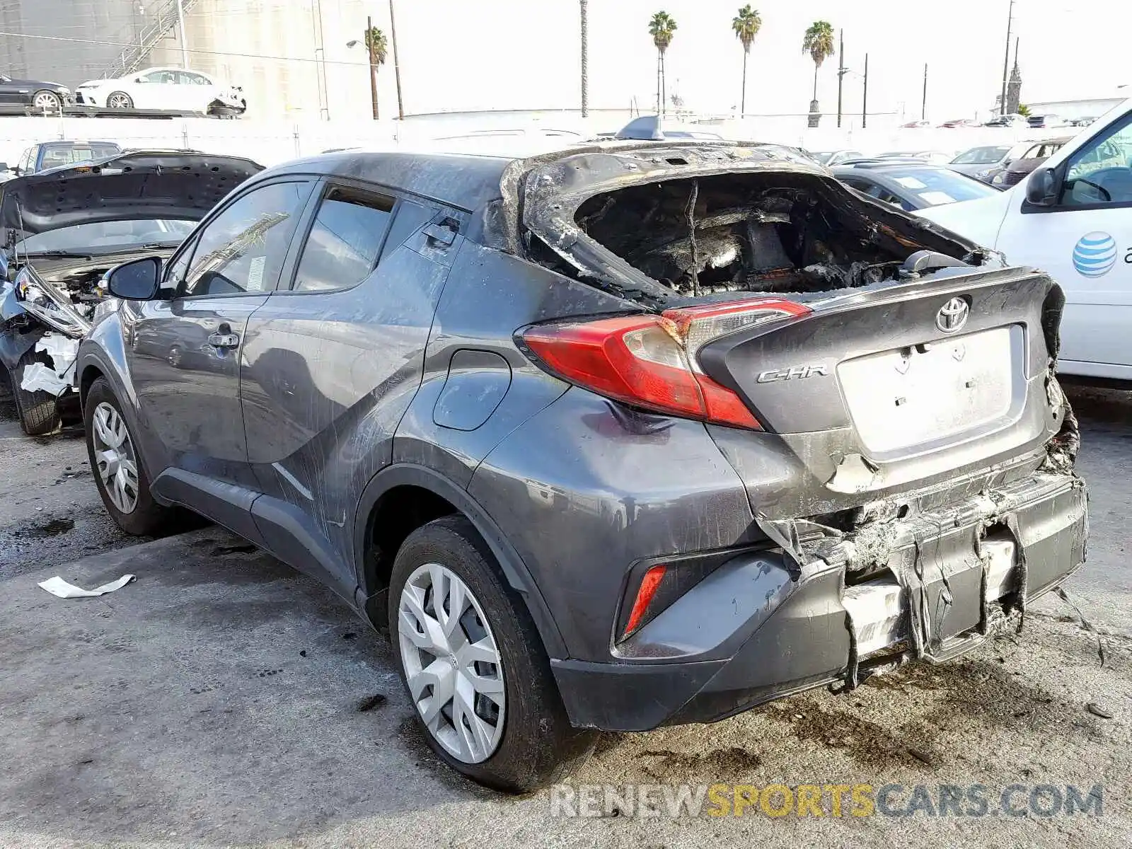 3 Photograph of a damaged car JTNKHMBX2K1030855 TOYOTA C-HR 2019